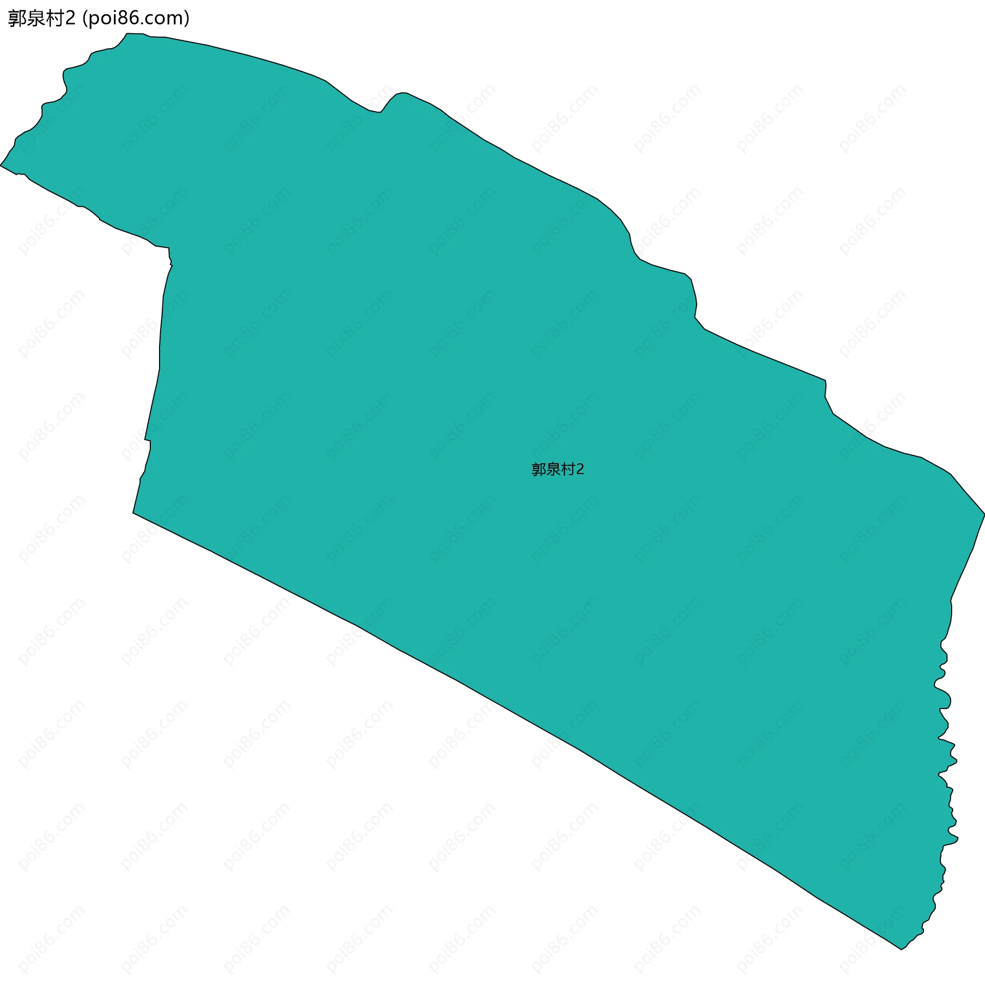 郭泉村2边界地图