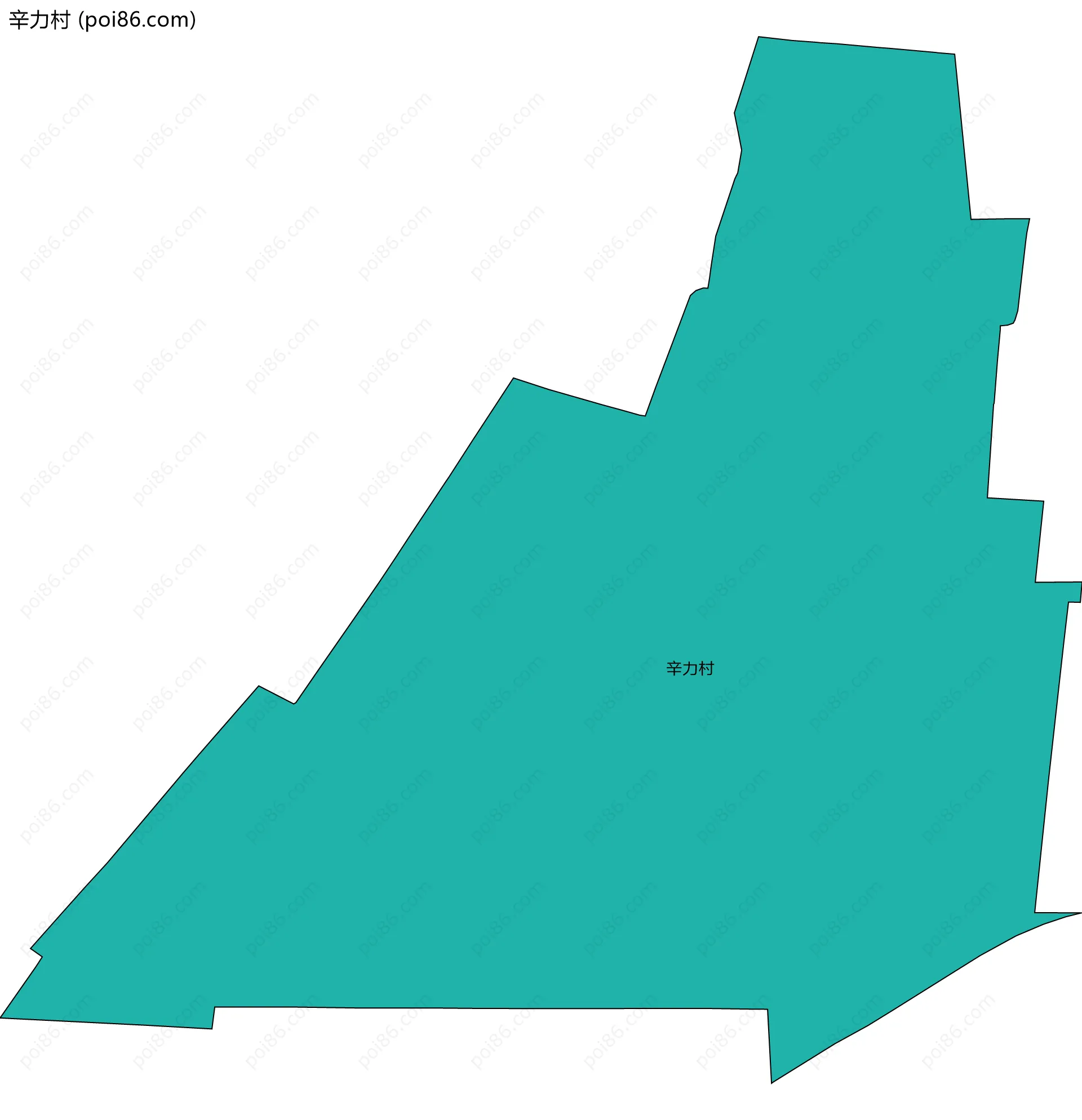 辛力村边界地图