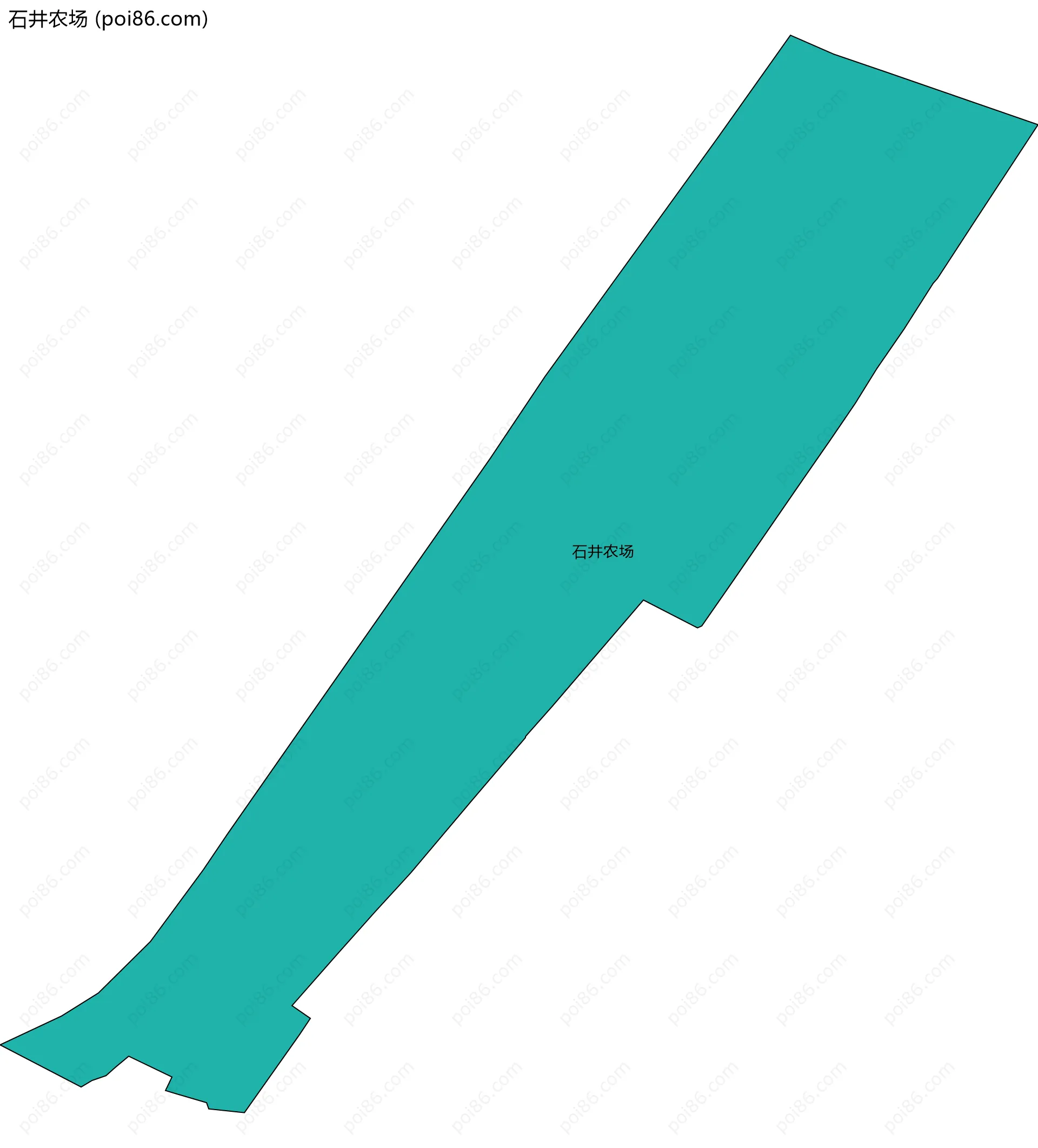 石井农场边界地图