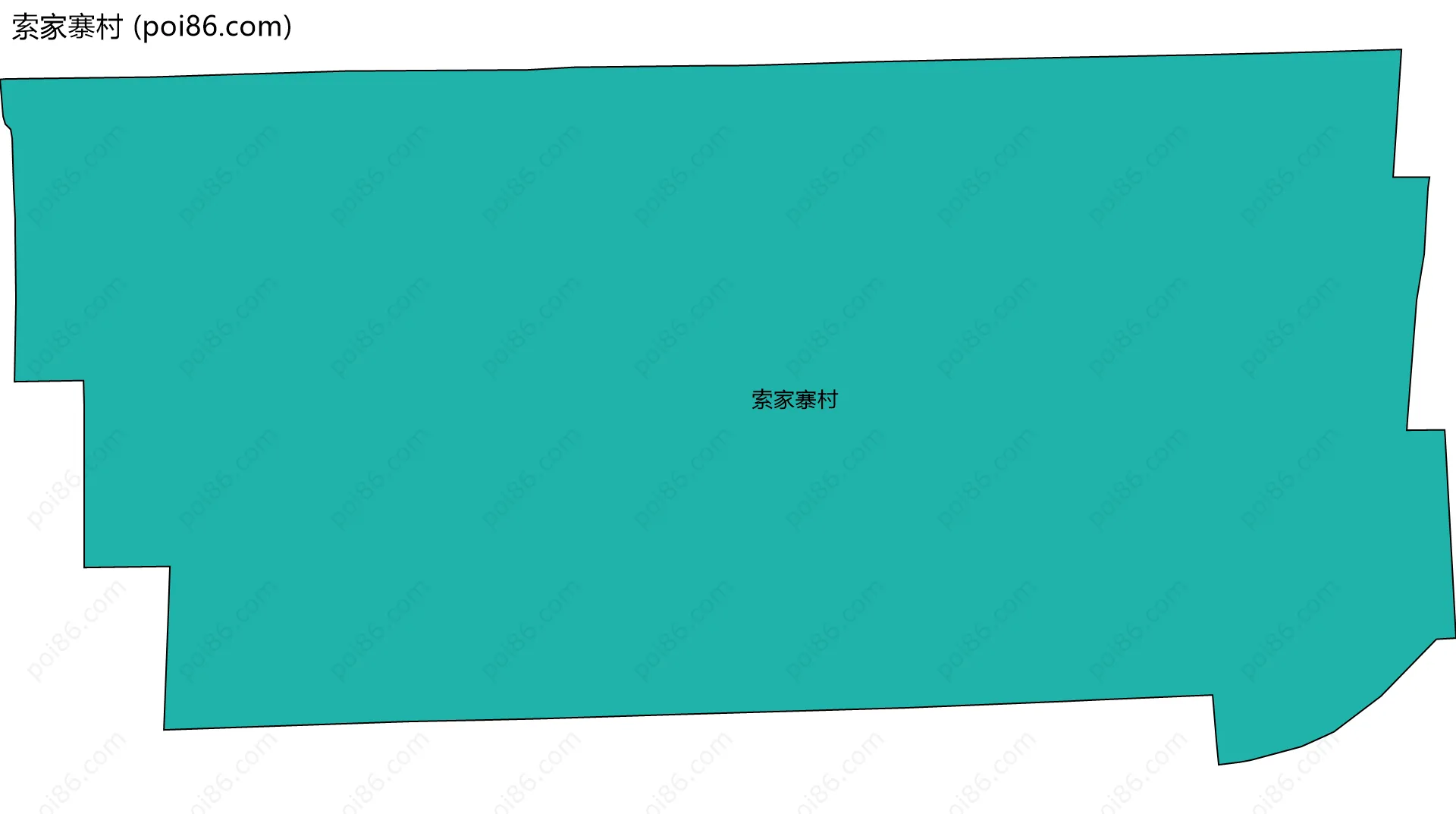 索家寨村边界地图