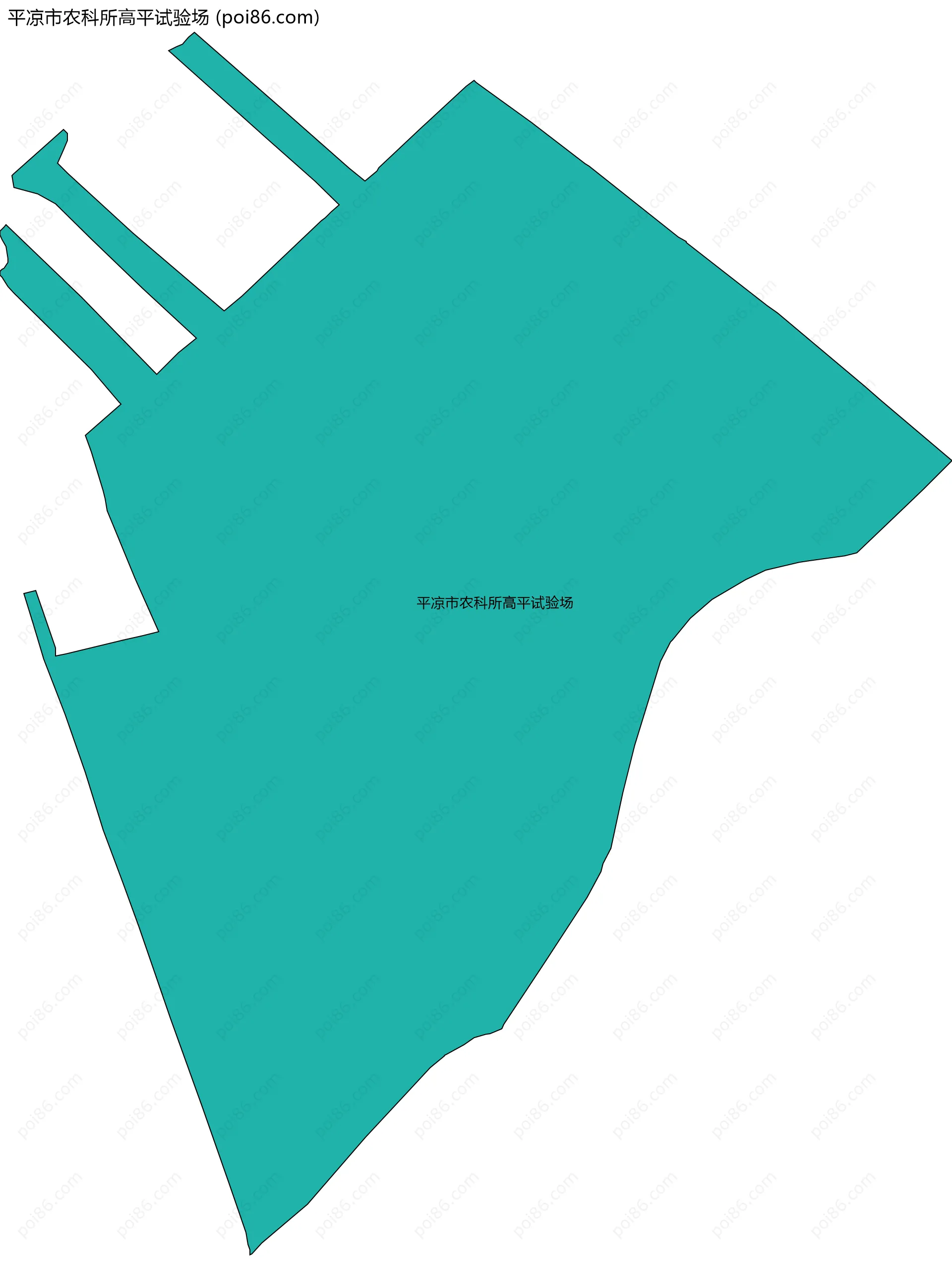 平凉市农科所高平试验场边界地图