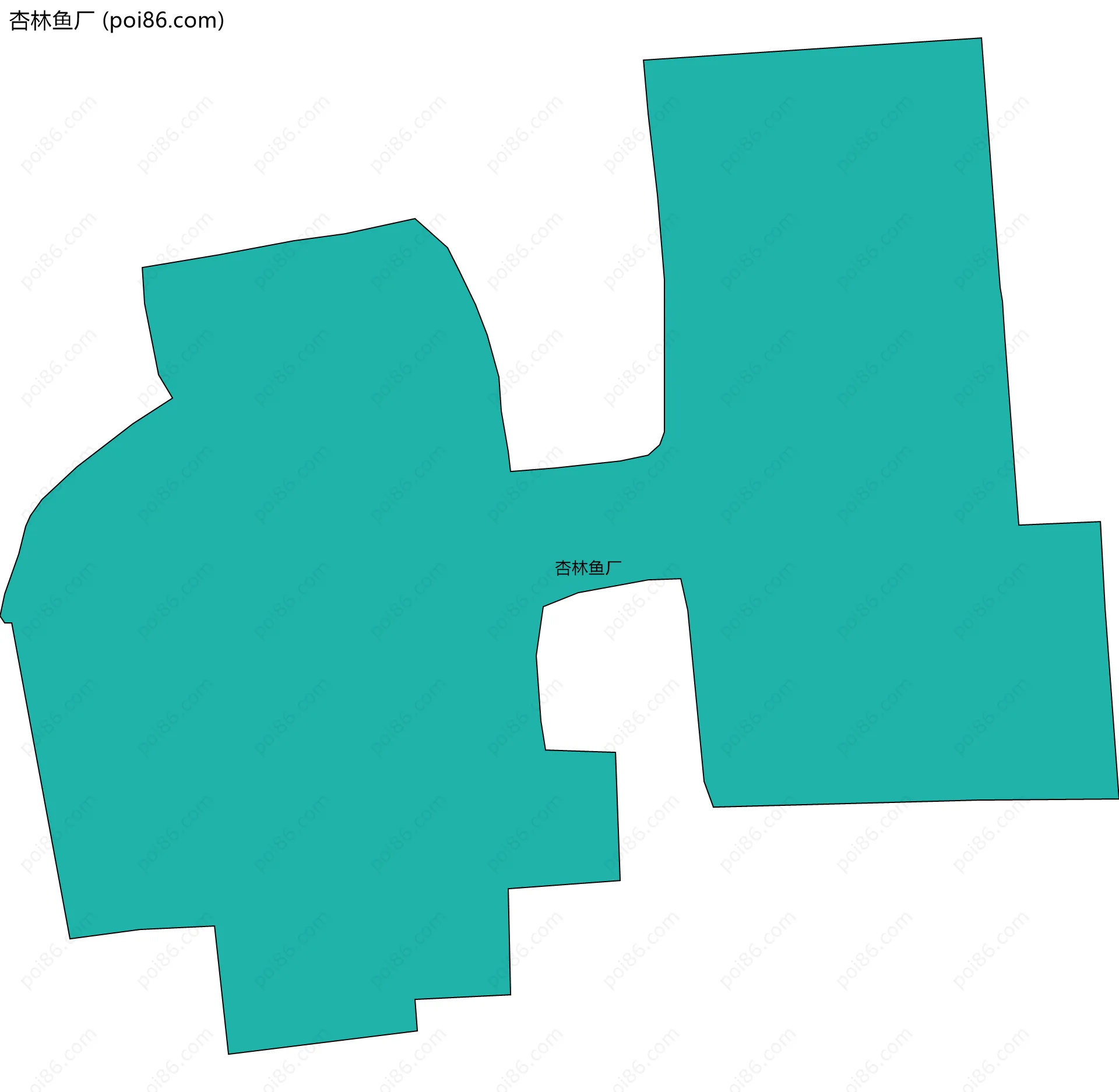 杏林鱼厂边界地图