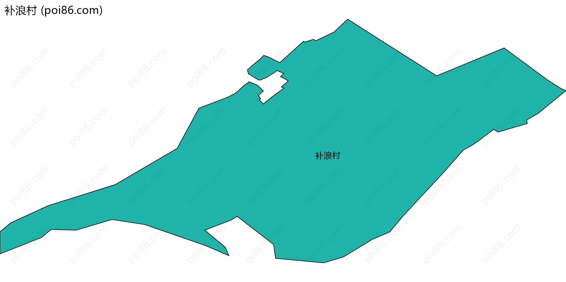 补浪村边界地图