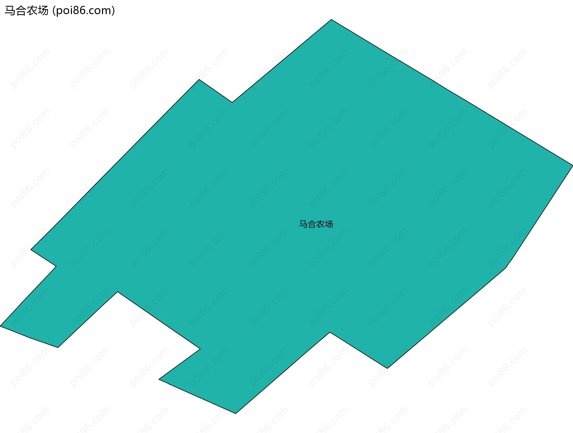 马合农场边界地图