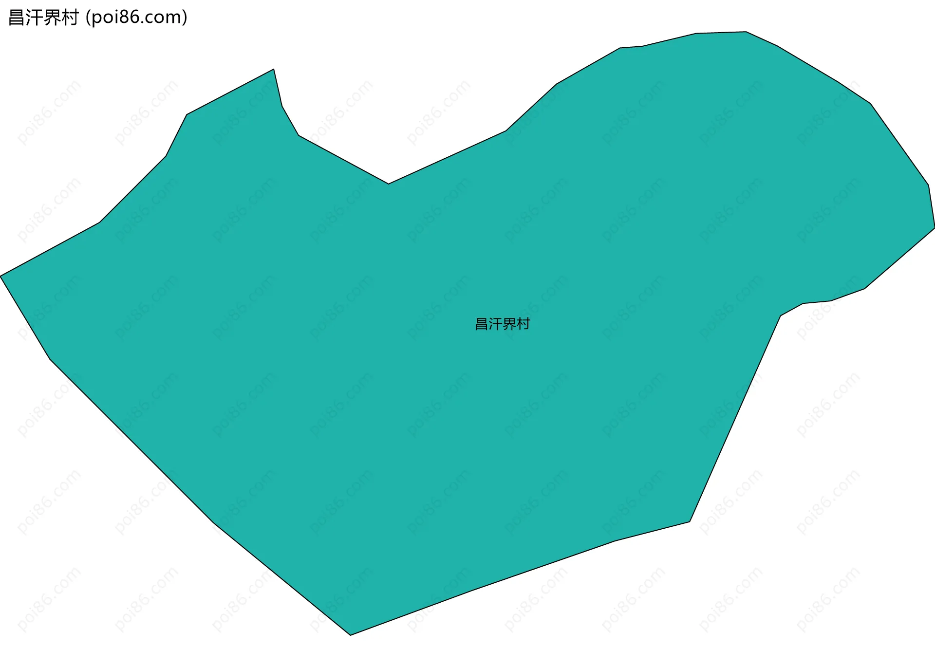 昌汗界村边界地图
