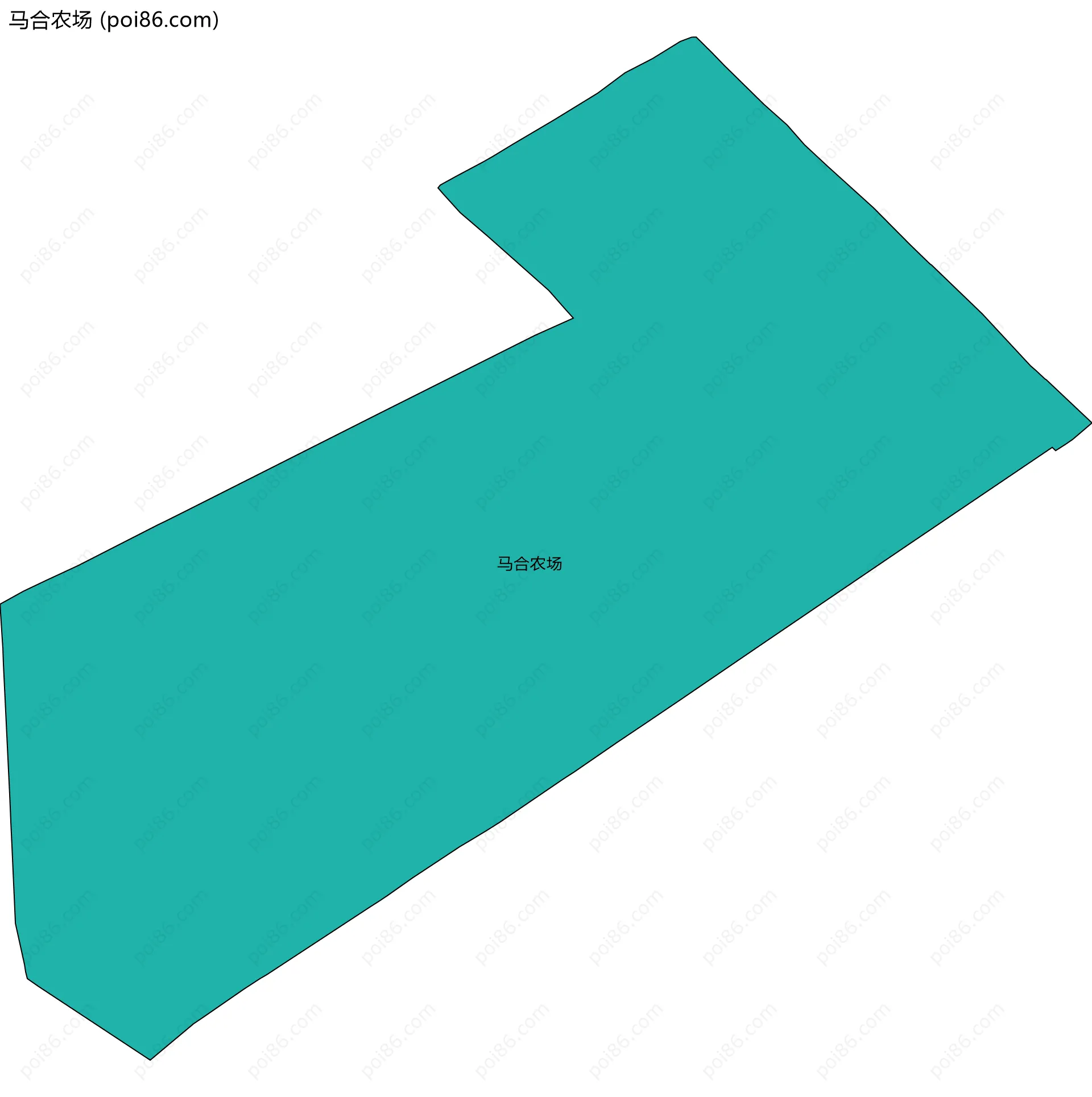 马合农场边界地图