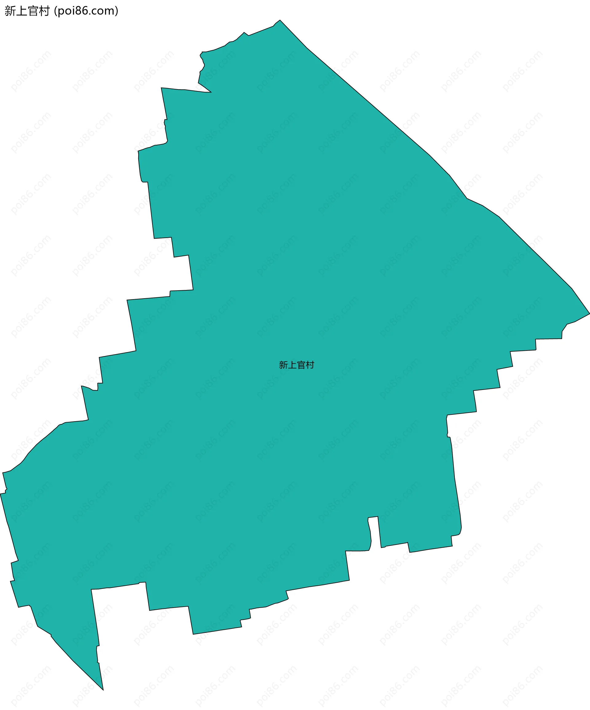 新上官村边界地图