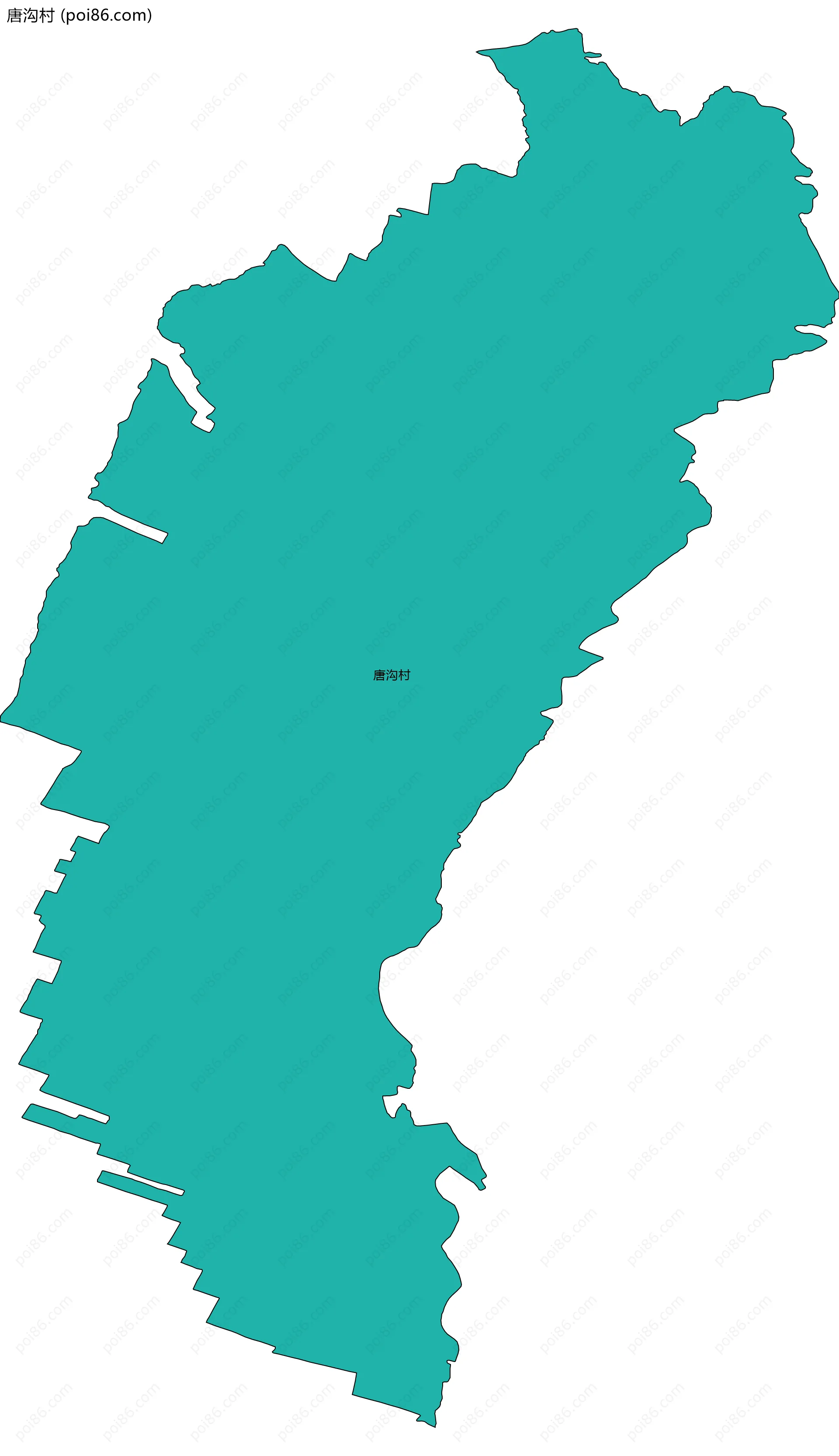 唐沟村边界地图