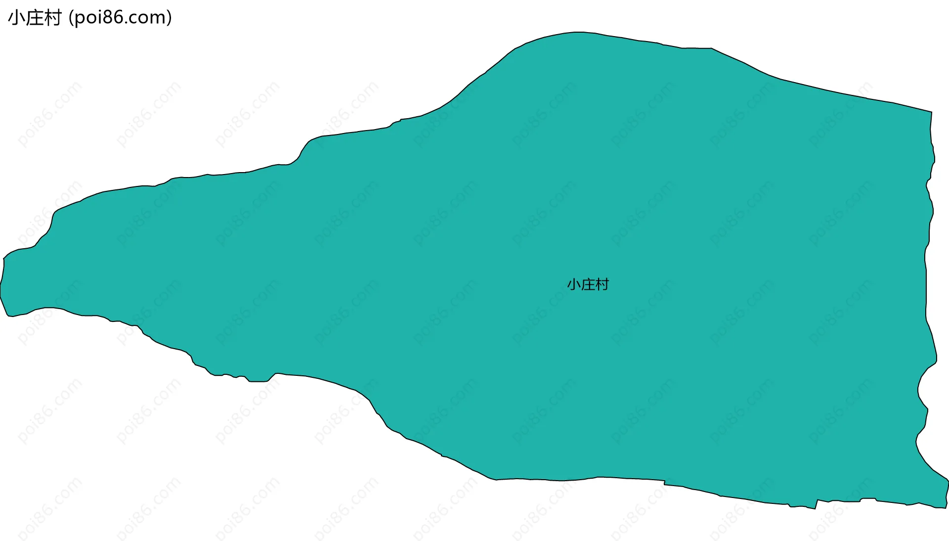 小庄村边界地图
