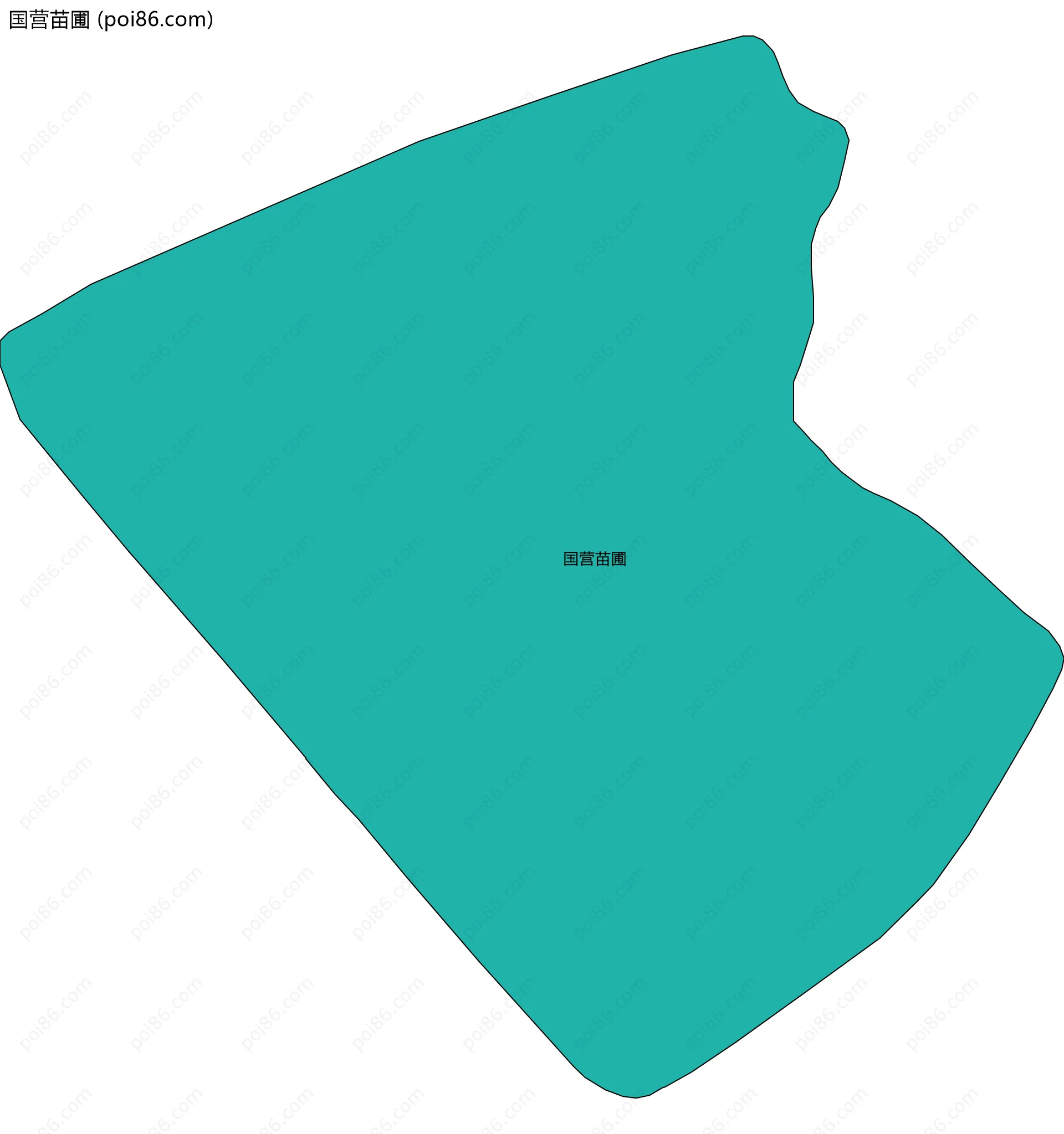 国营苗圃边界地图