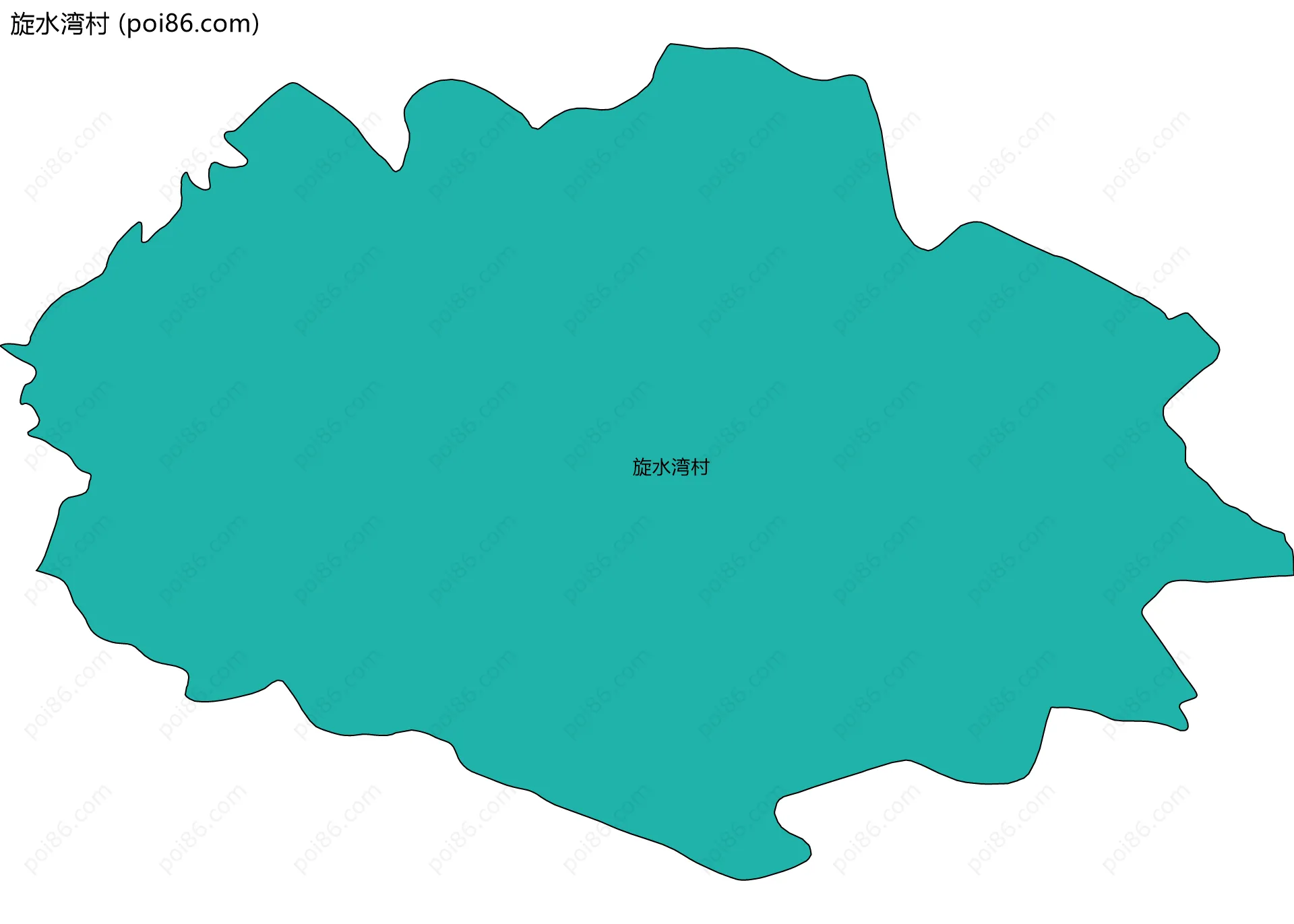 旋水湾村边界地图