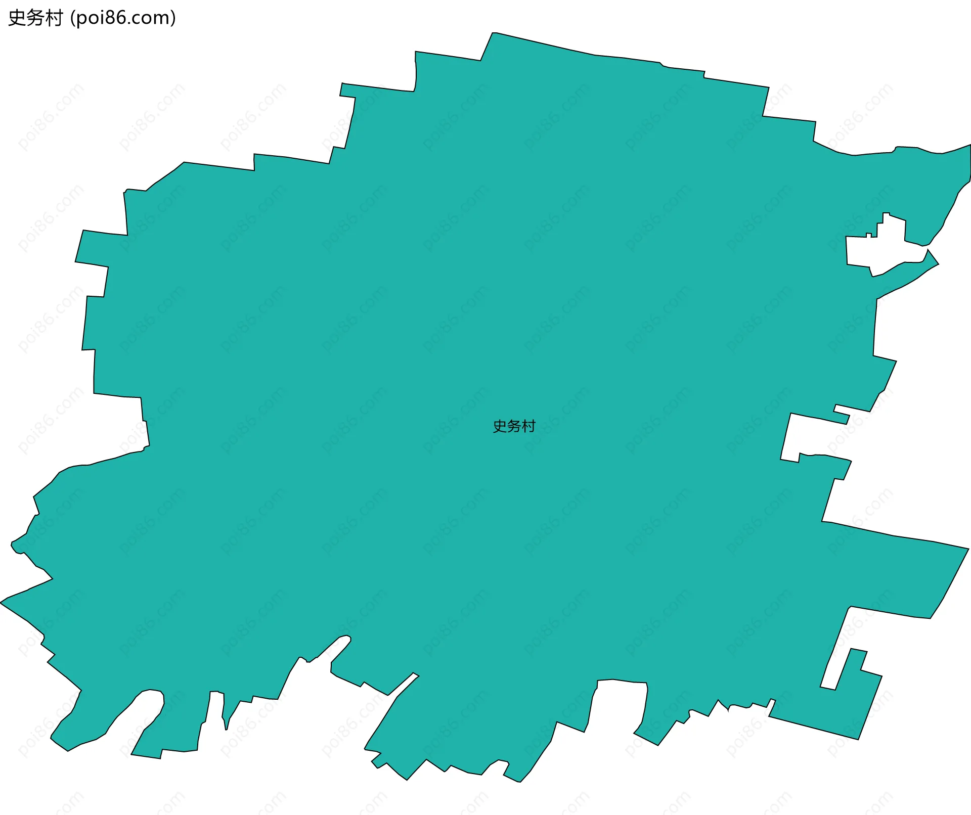 史务村边界地图