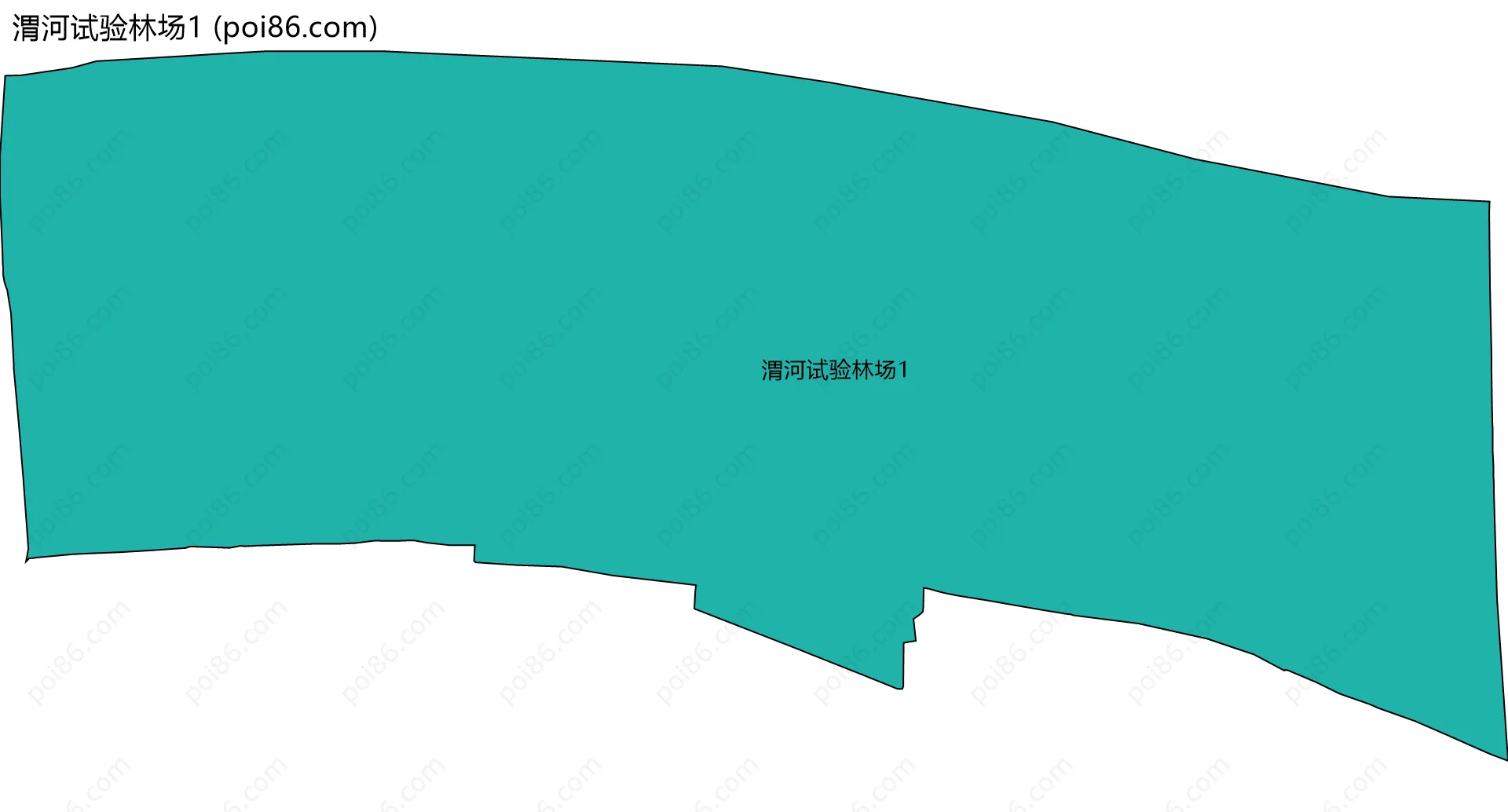 渭河试验林场1边界地图