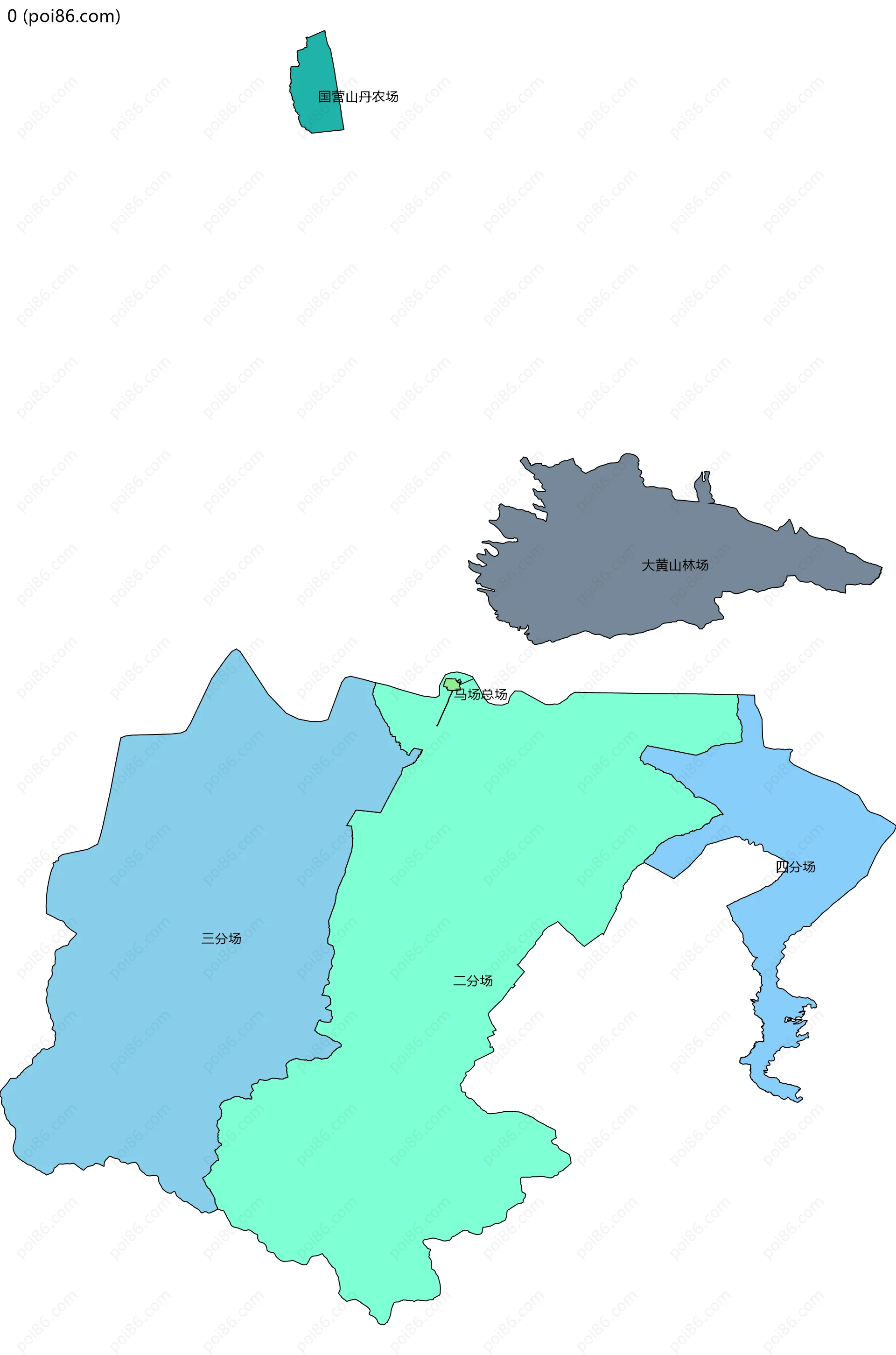 0边界地图(五级行政区划)