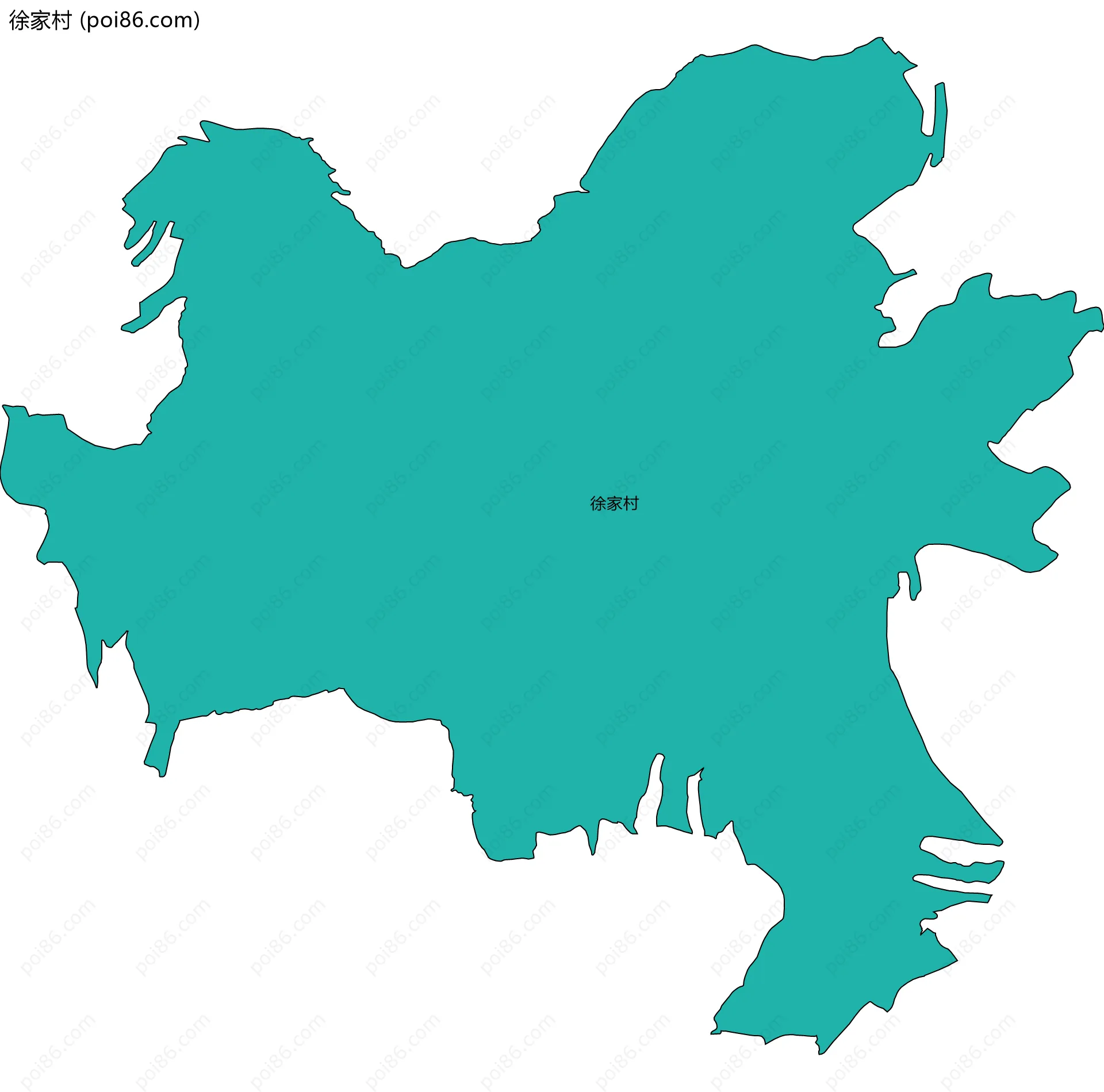 徐家村边界地图