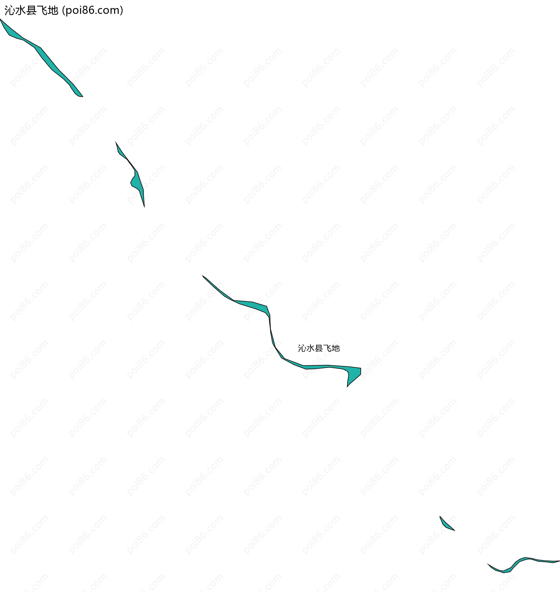 沁水县飞地边界地图