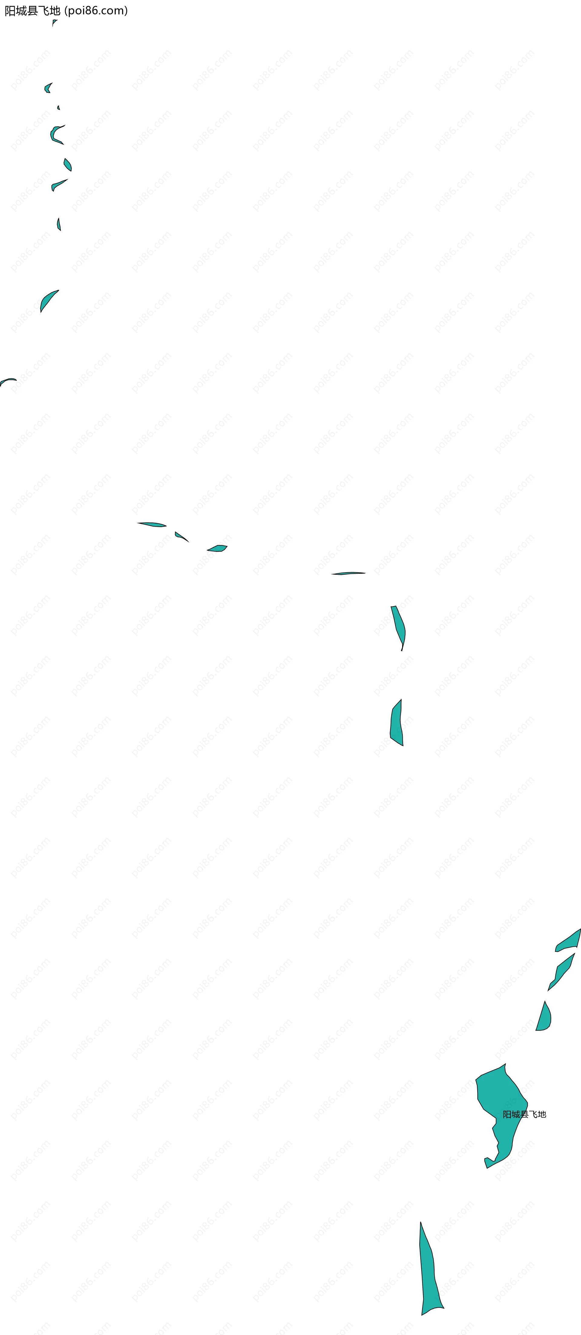 阳城县飞地边界地图