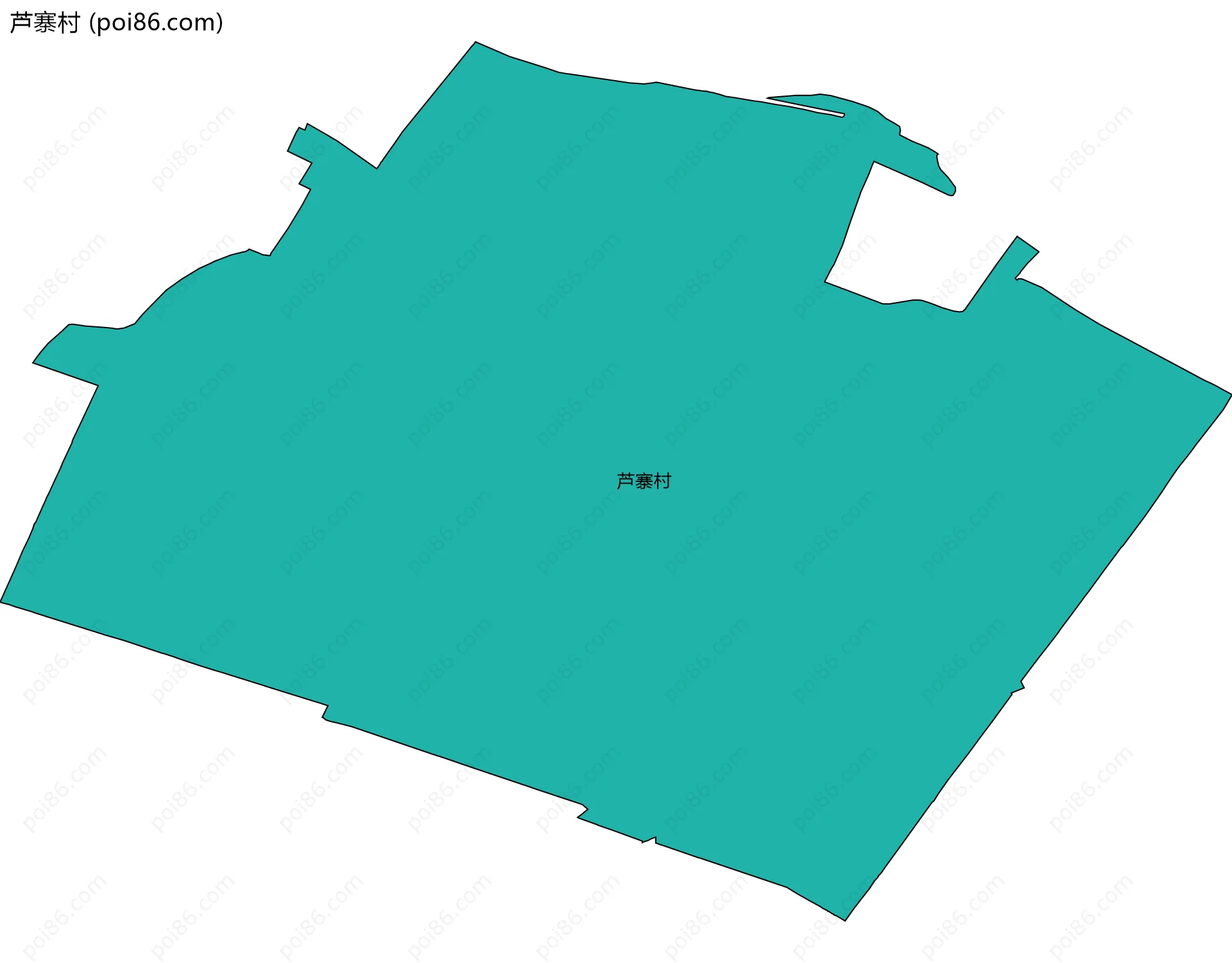 芦寨村边界地图