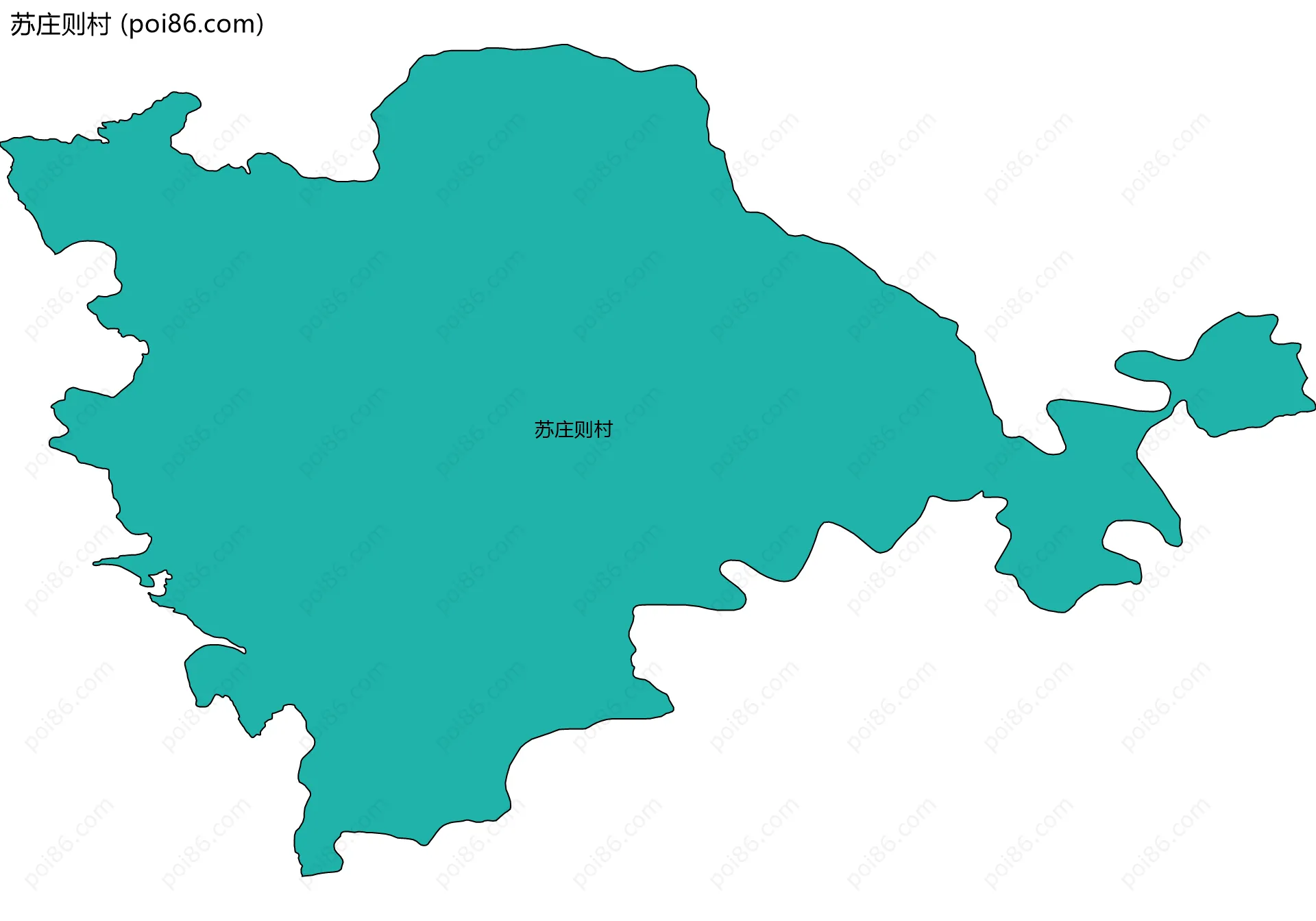 苏庄则村边界地图