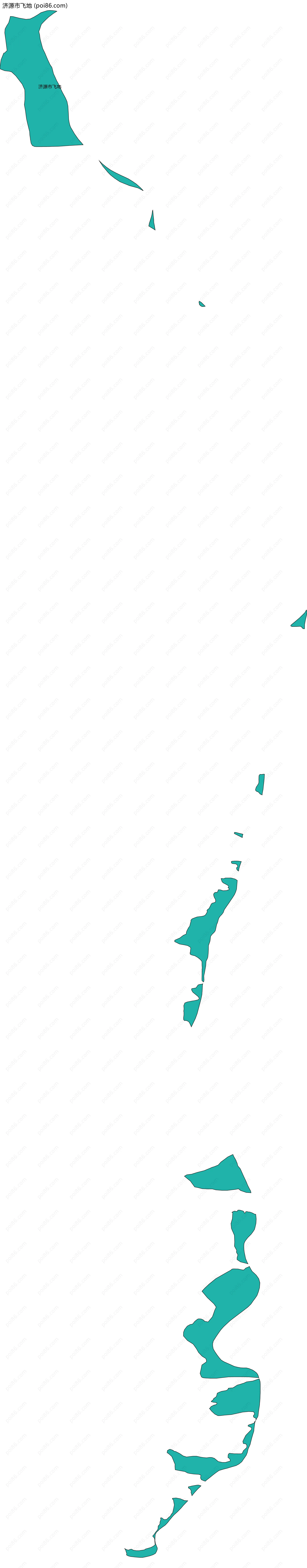 济源市飞地边界地图