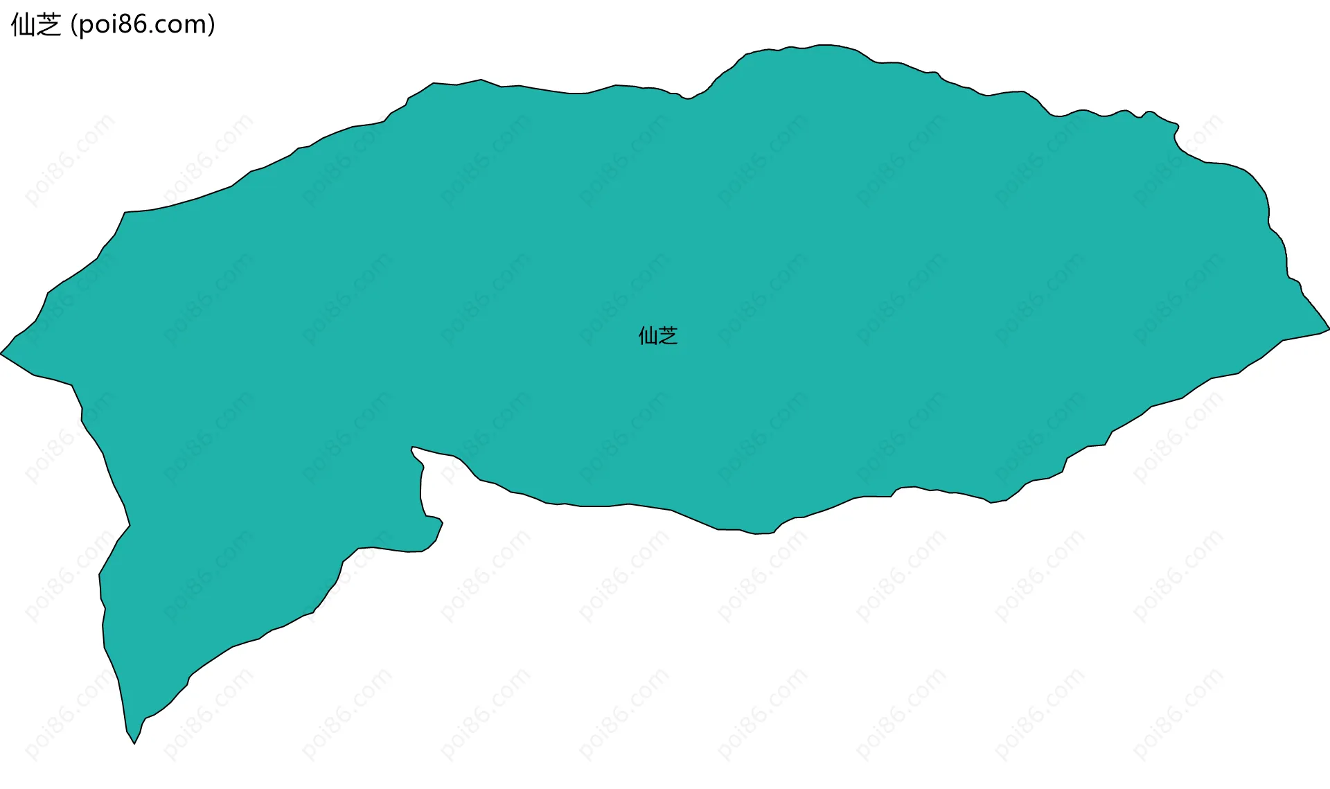 仙芝边界地图