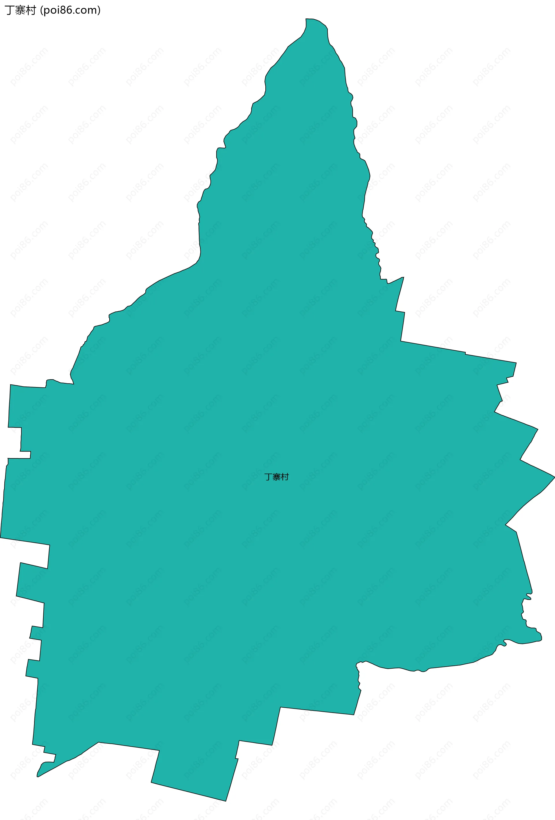 丁寨村边界地图