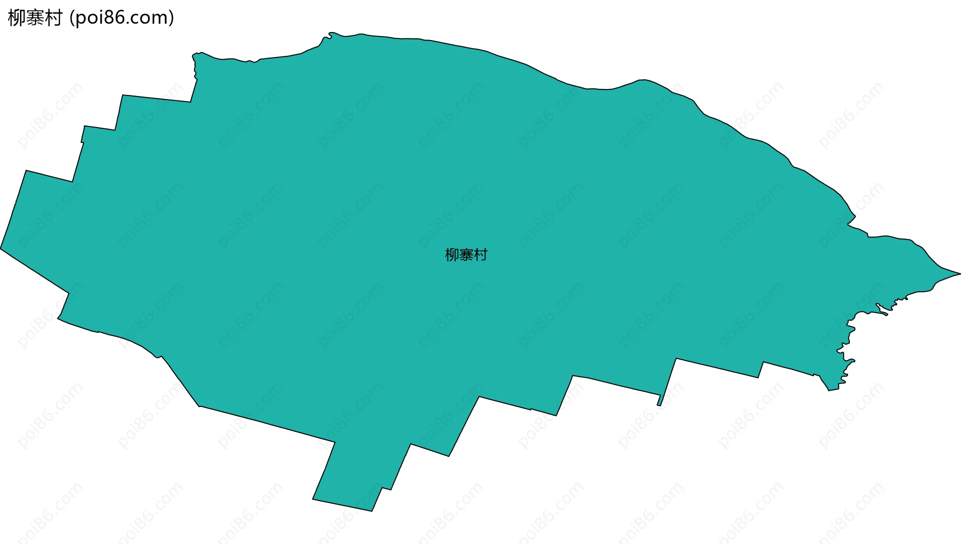 柳寨村边界地图