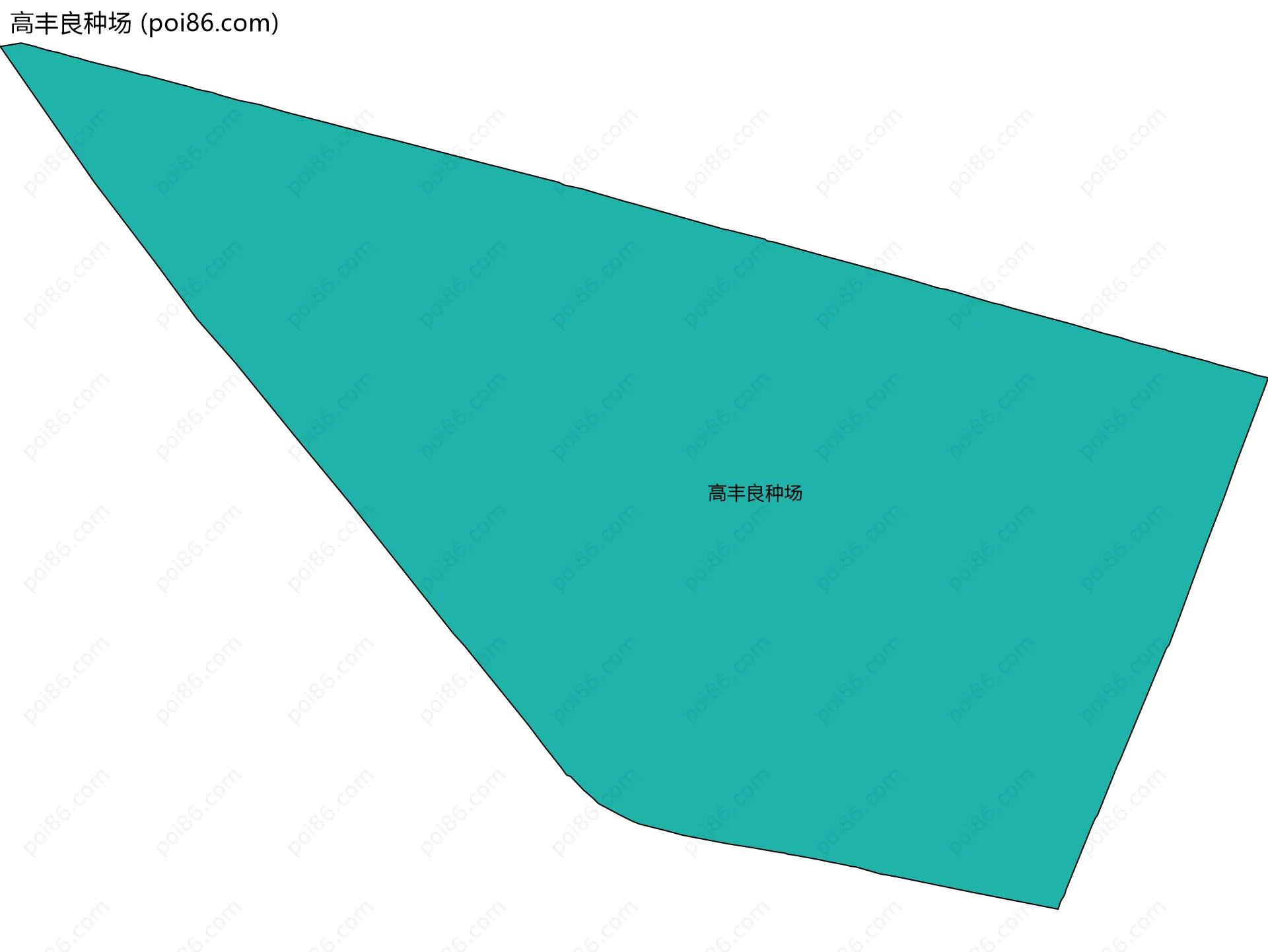 高丰良种场边界地图