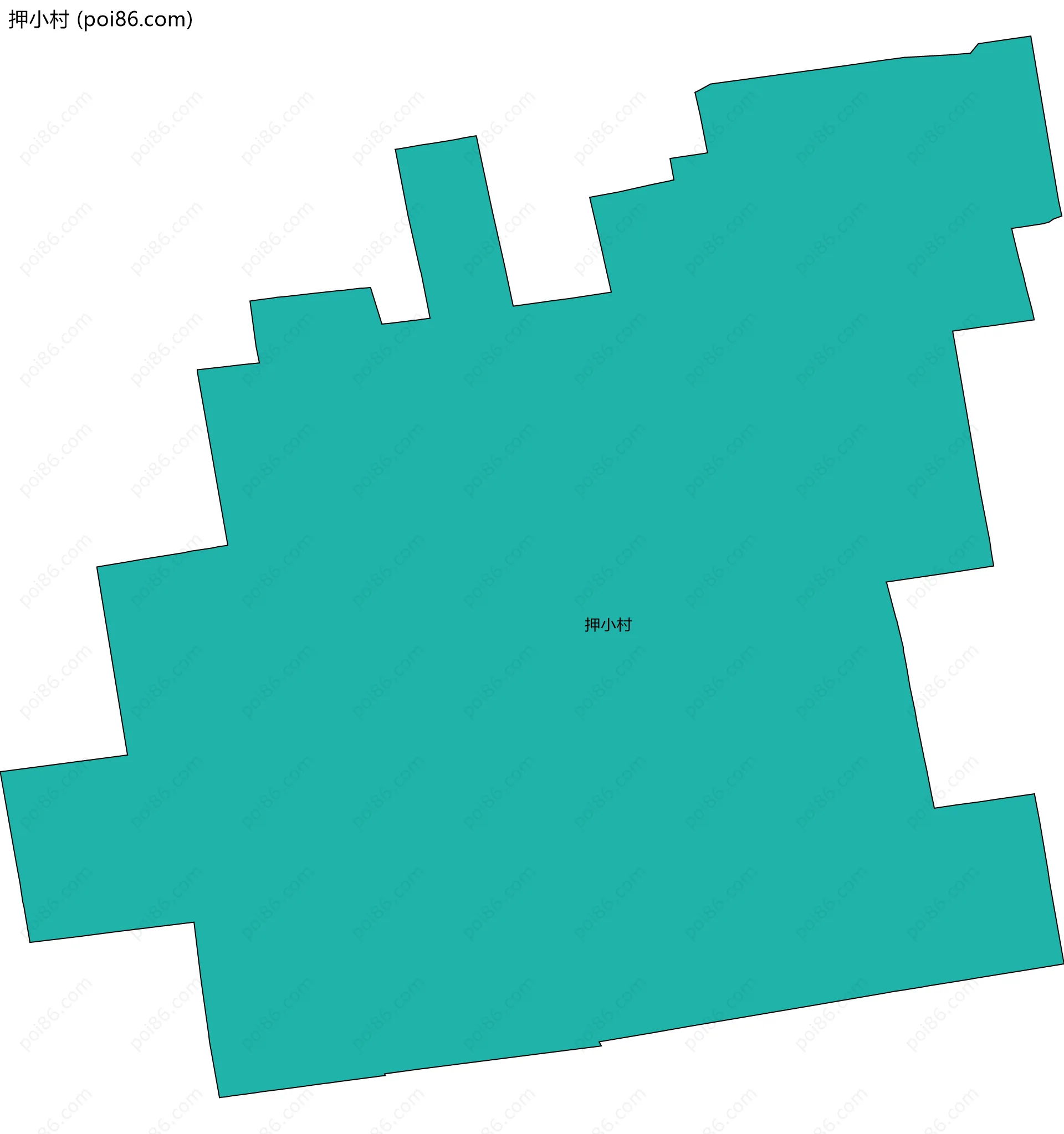 押小村边界地图