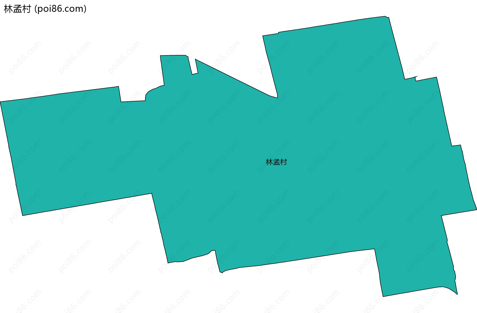林孟村边界地图