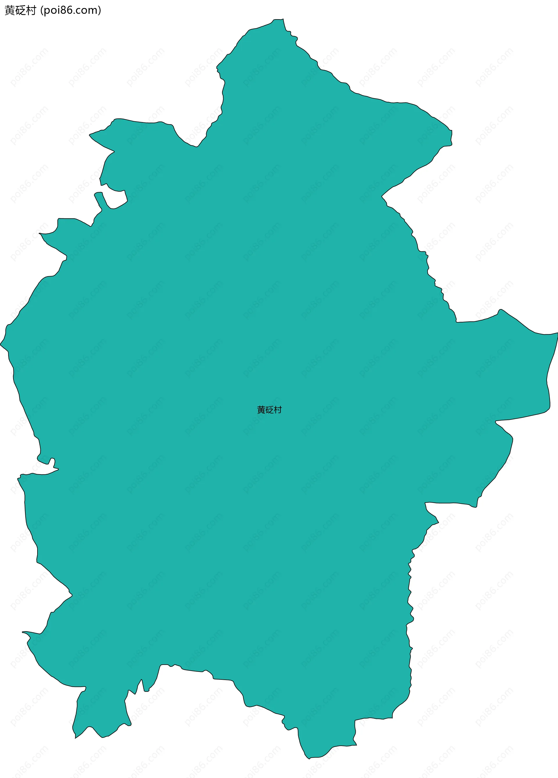 黄砭村边界地图
