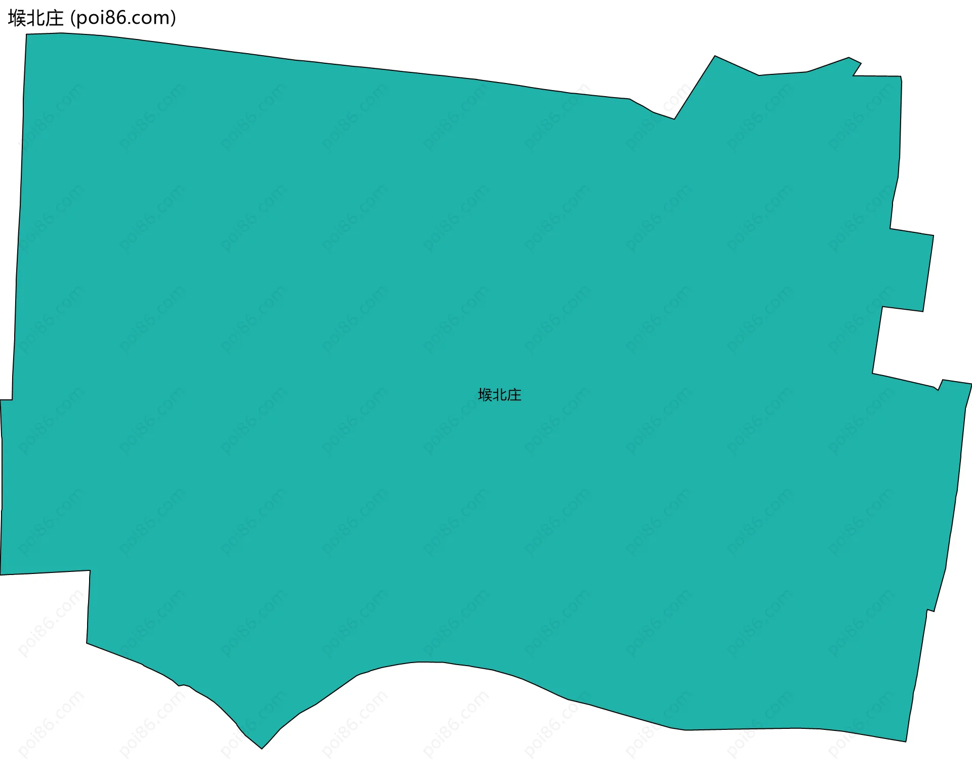 堠北庄边界地图