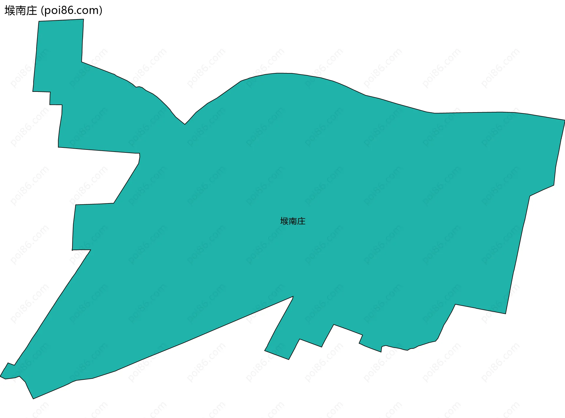 堠南庄边界地图