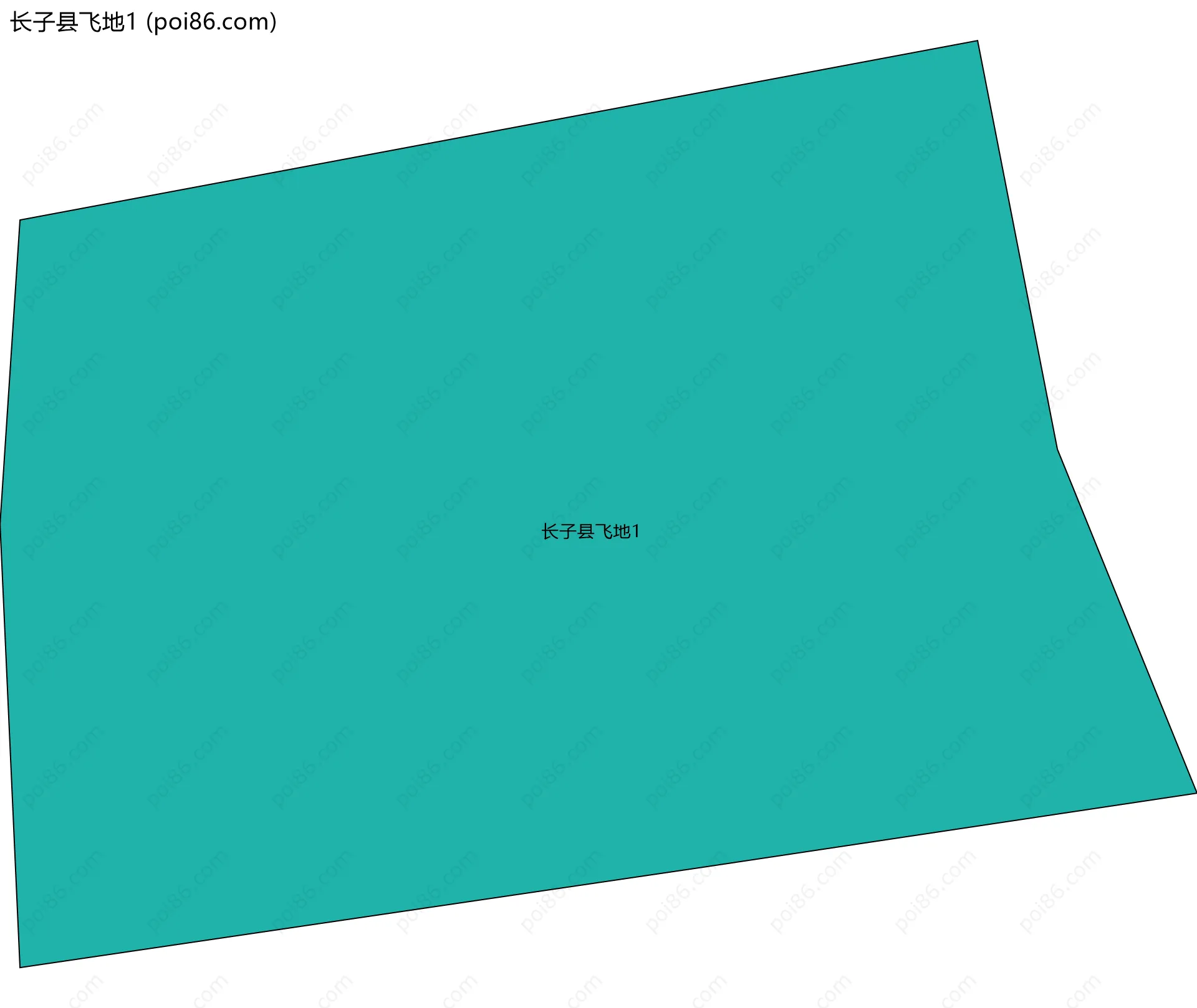 长子县飞地1边界地图