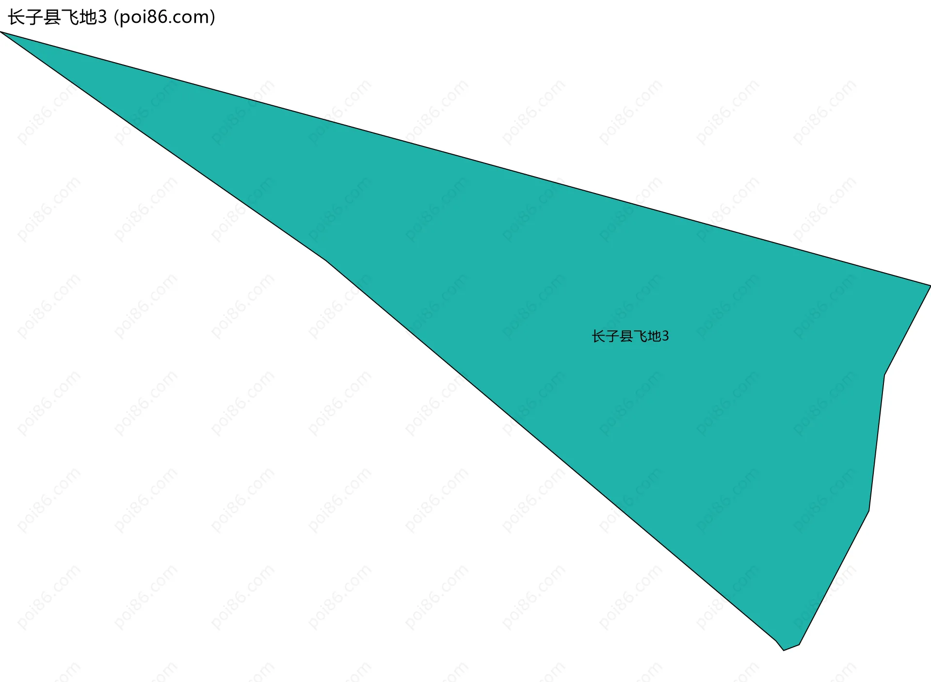 长子县飞地3边界地图