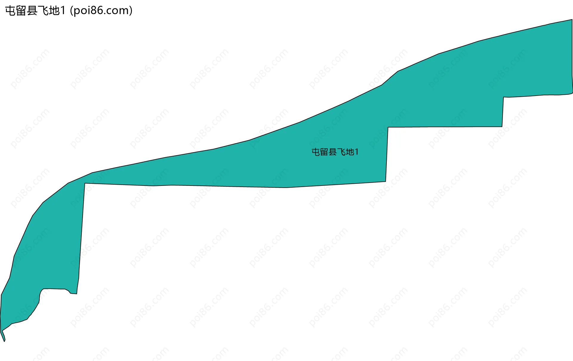 屯留县飞地1边界地图
