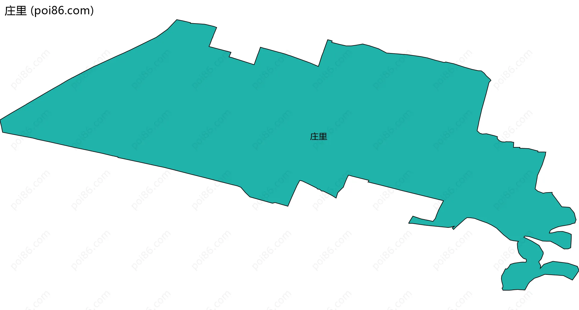 庄里边界地图