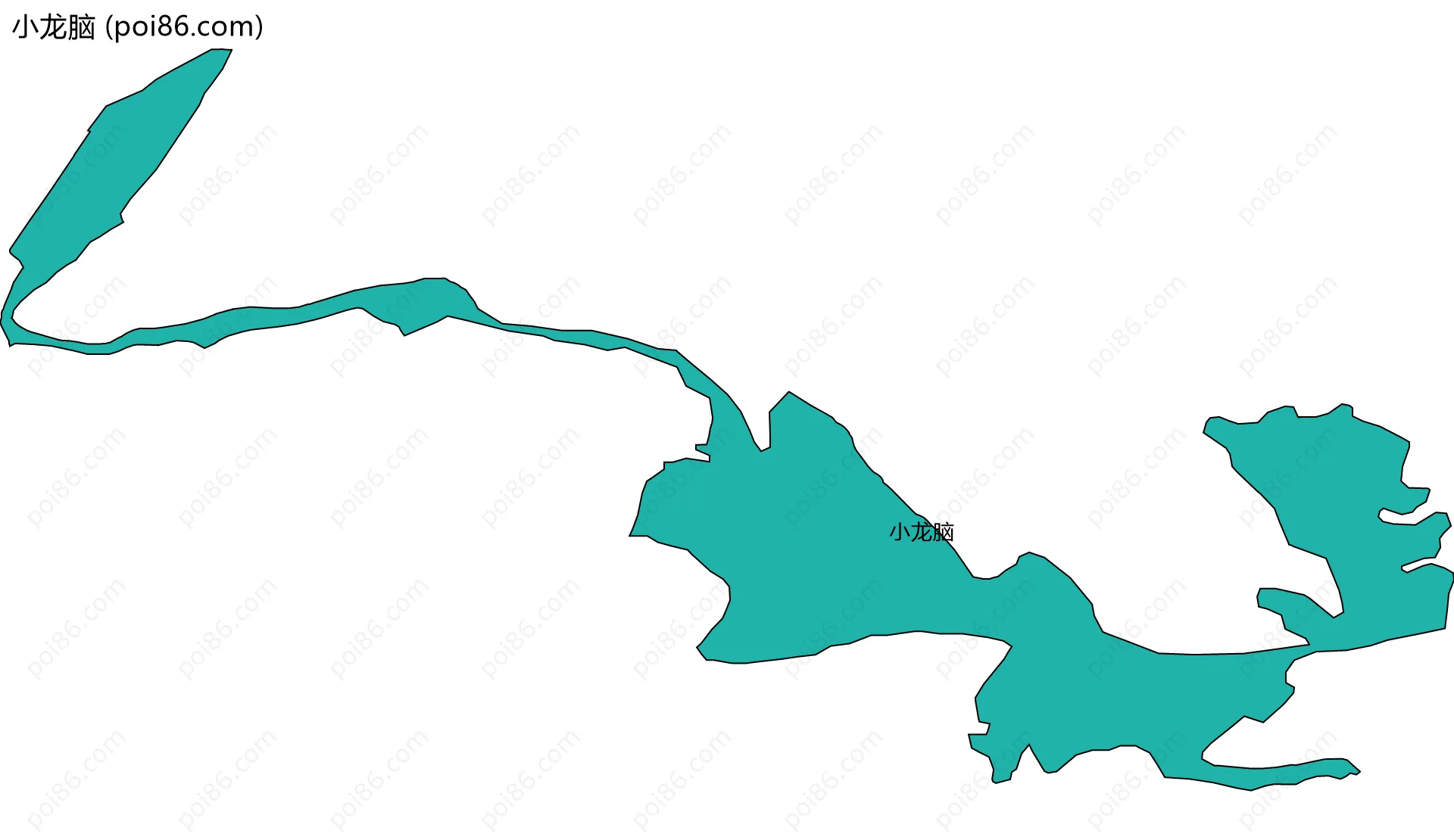 小龙脑边界地图