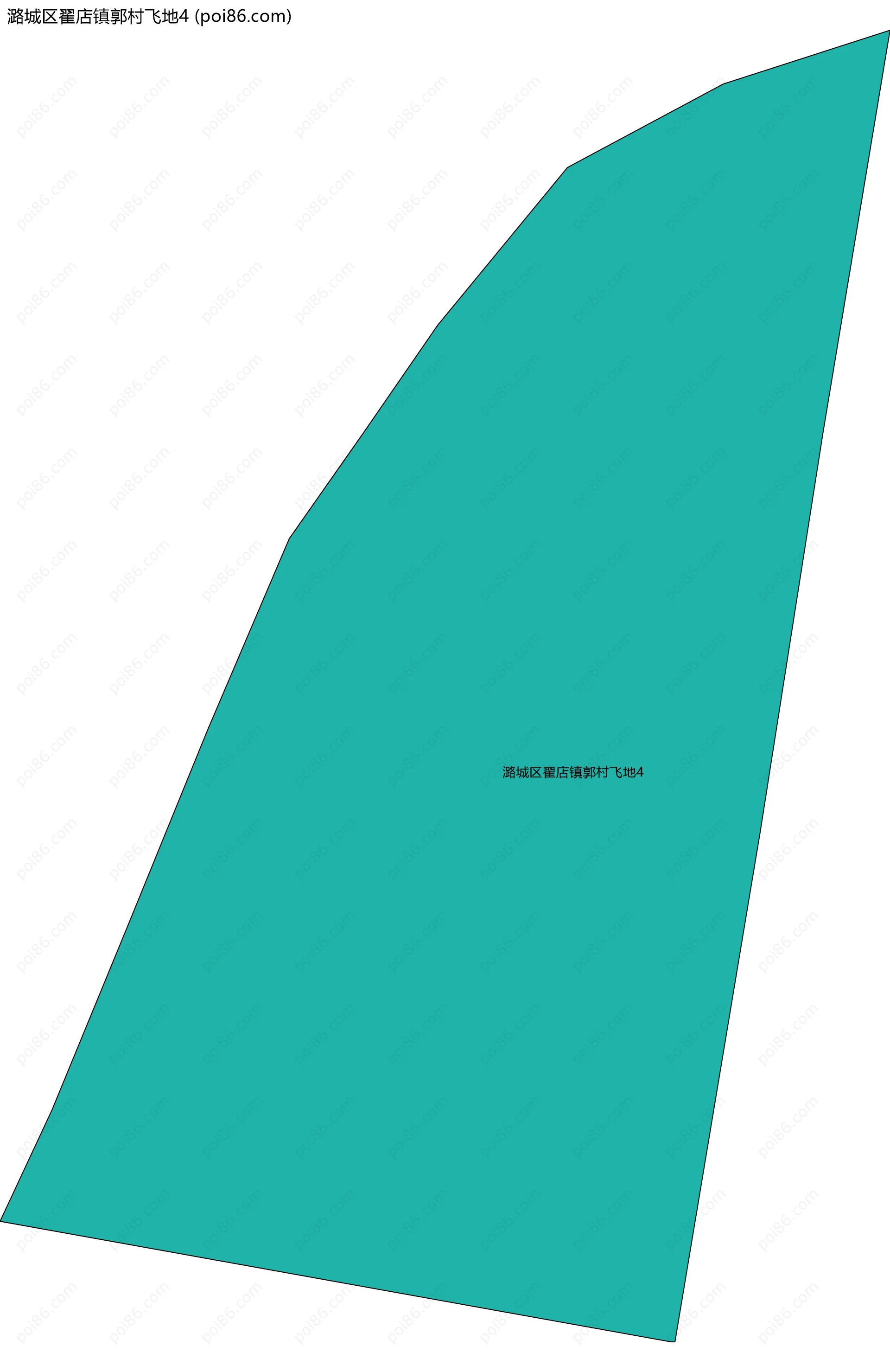 潞城区翟店镇郭村飞地4边界地图