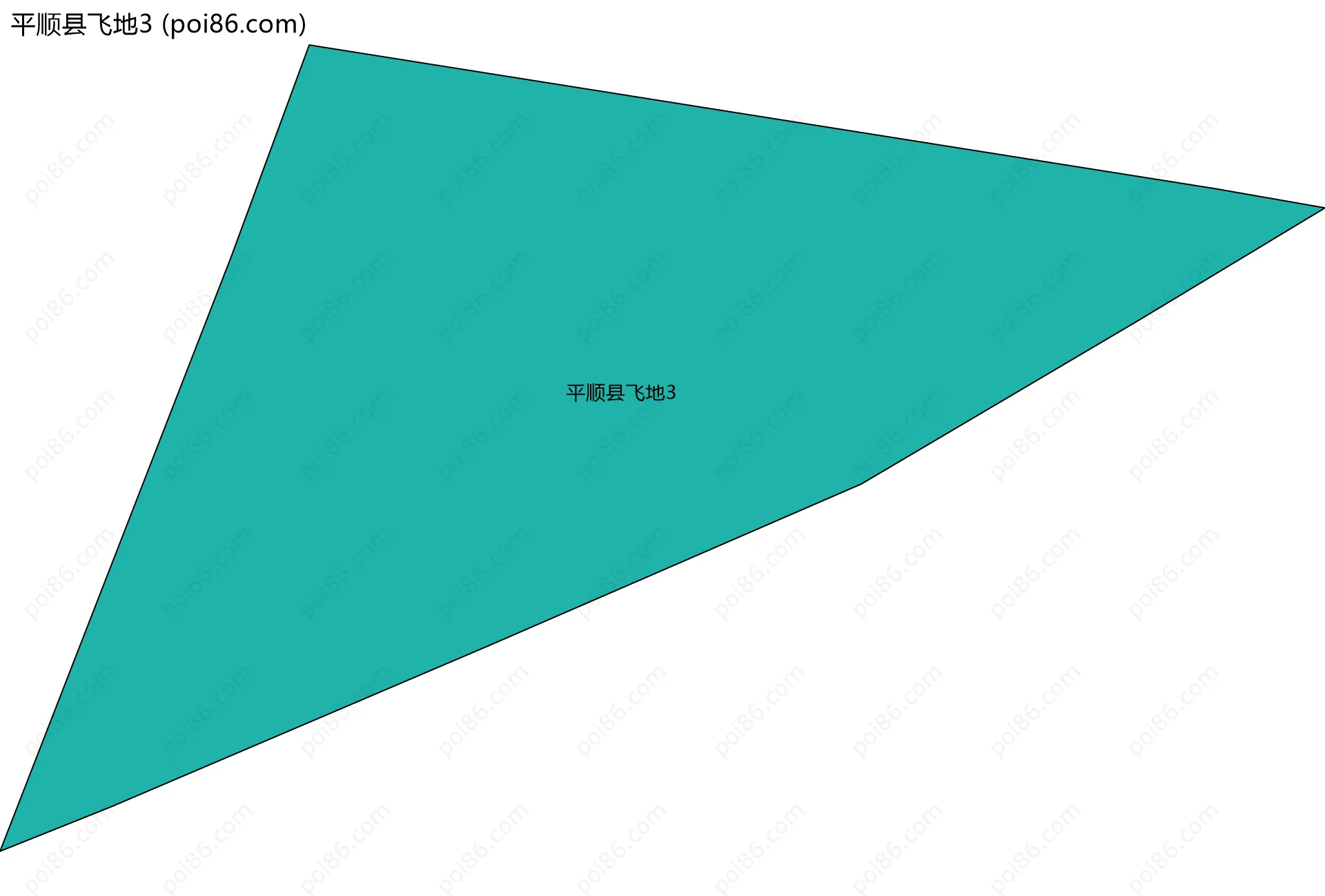 平顺县飞地3边界地图