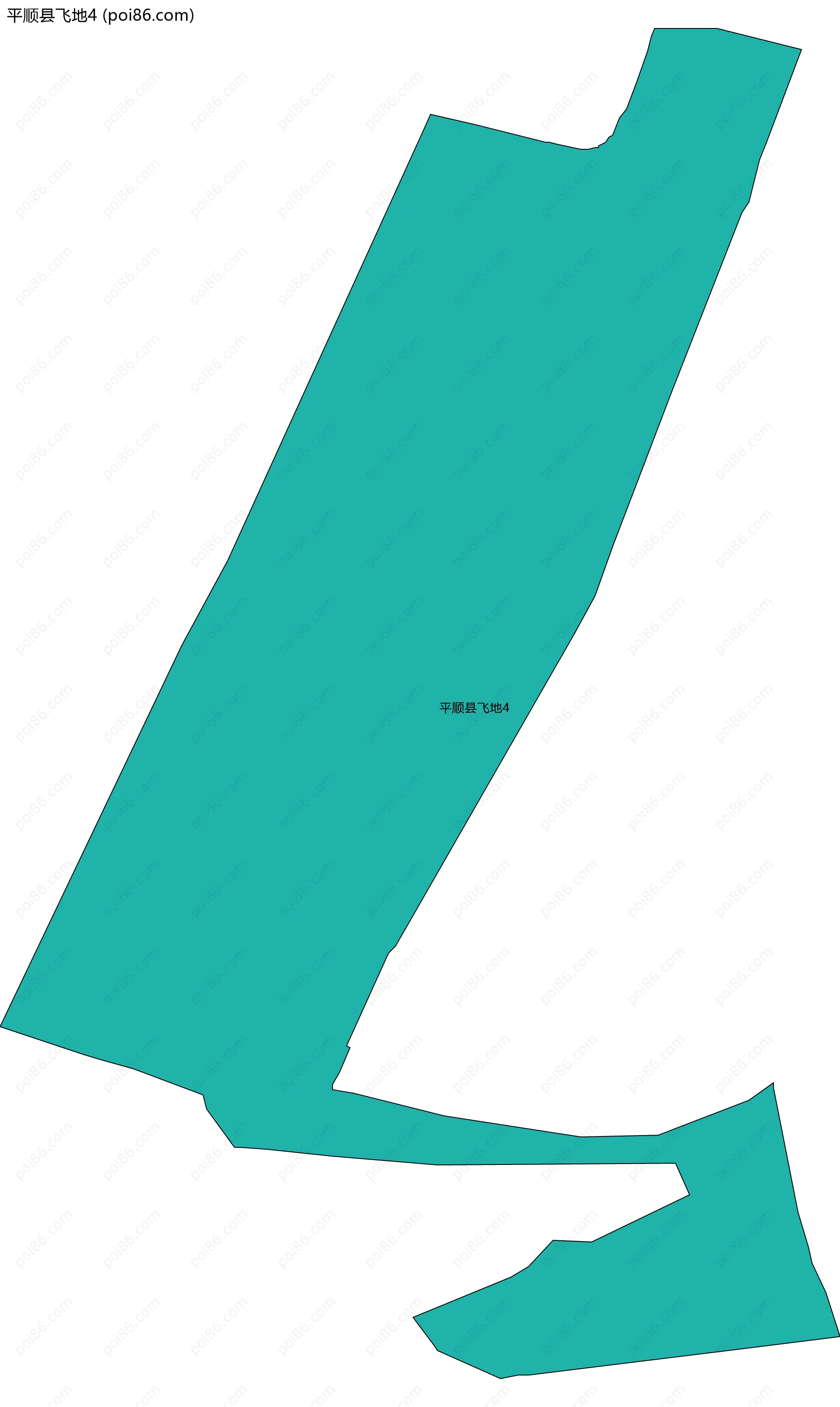 平顺县飞地4边界地图