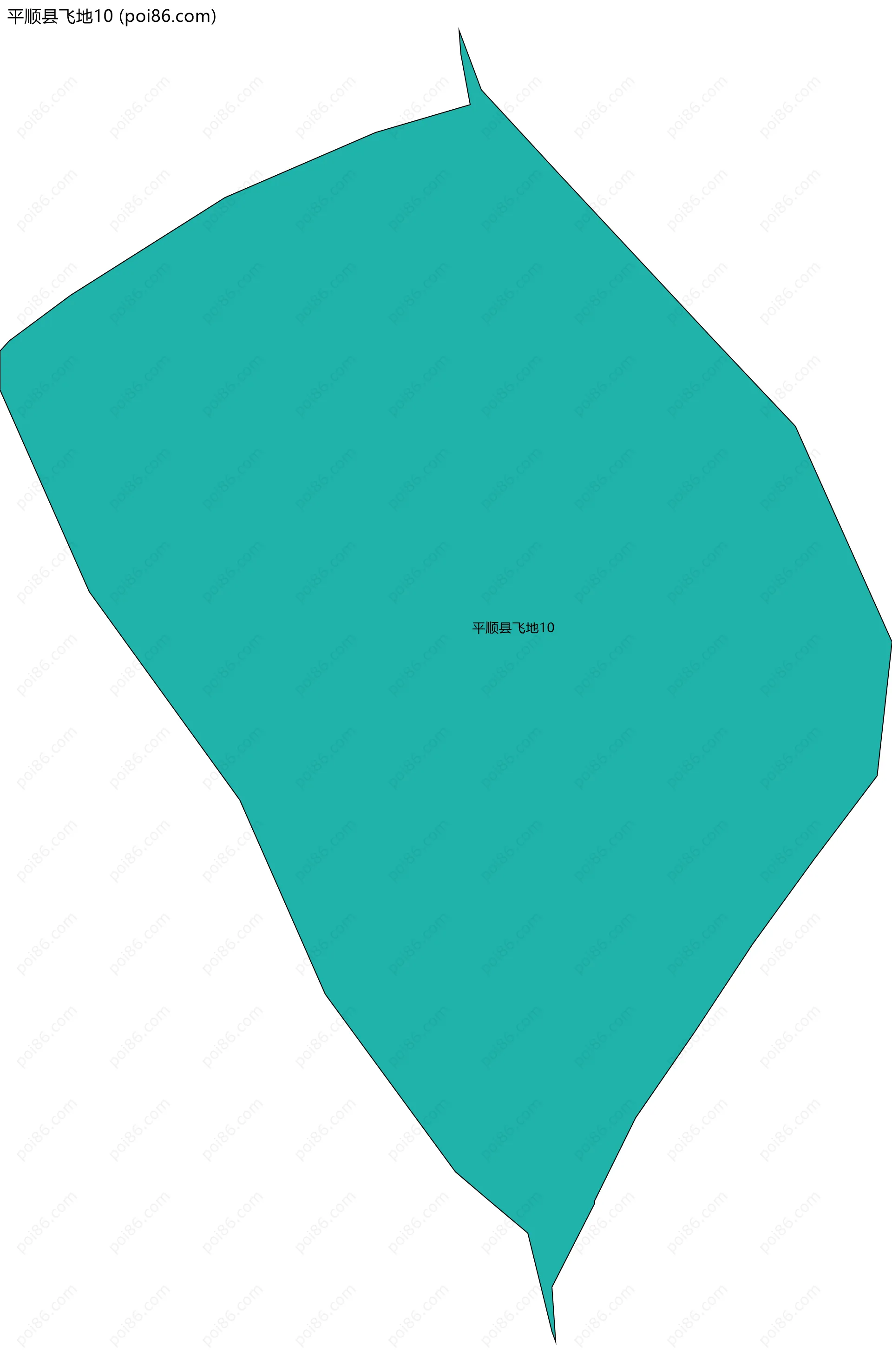 平顺县飞地10边界地图