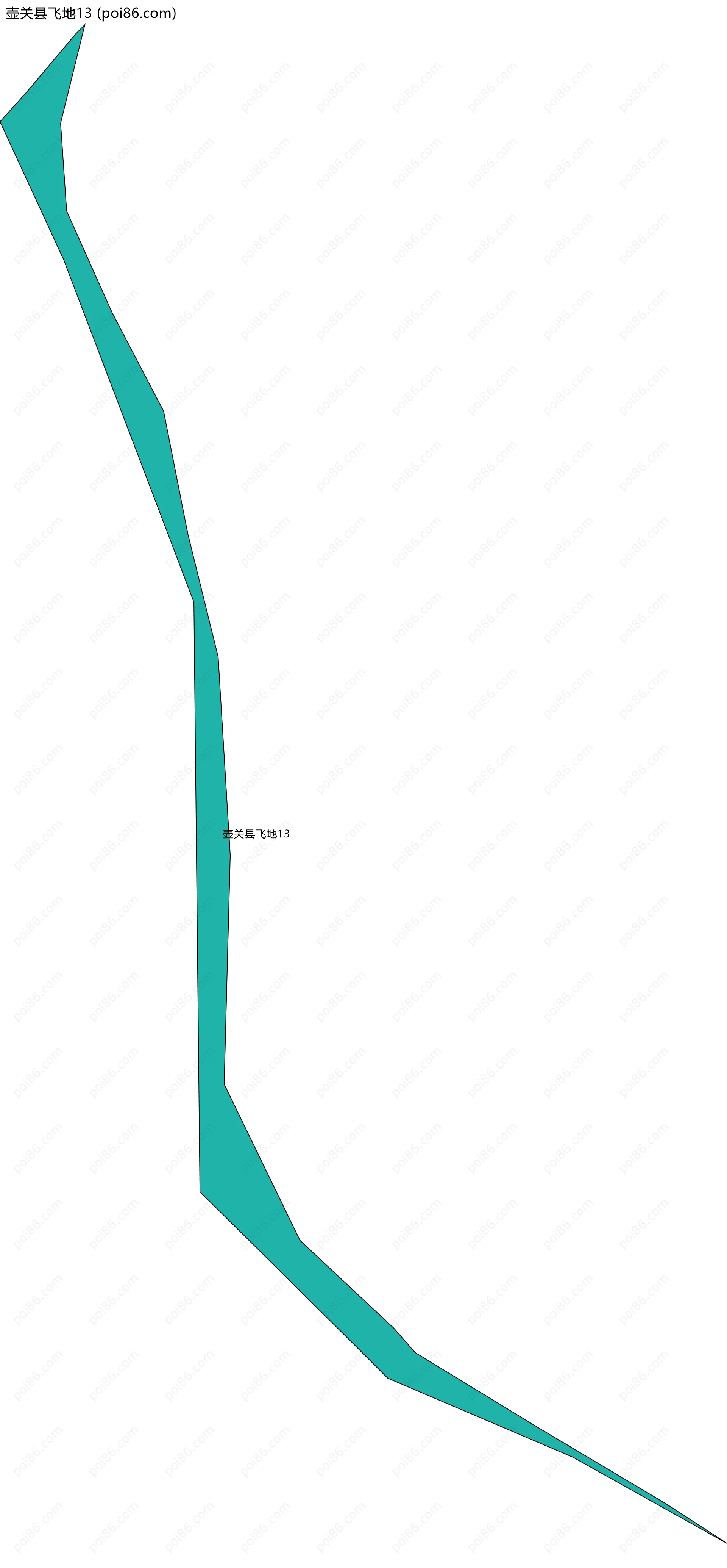 壶关县飞地13边界地图