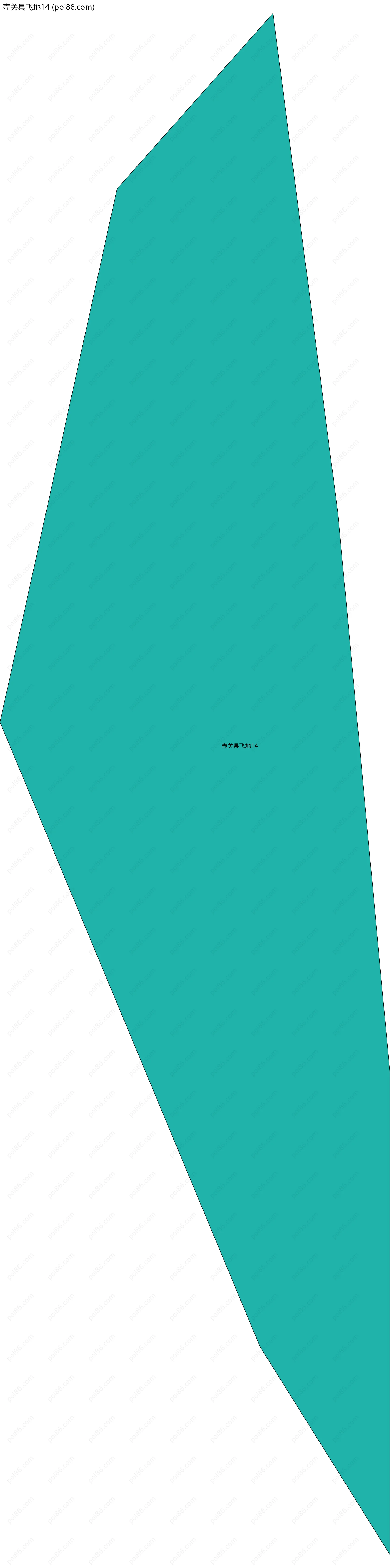壶关县飞地14边界地图