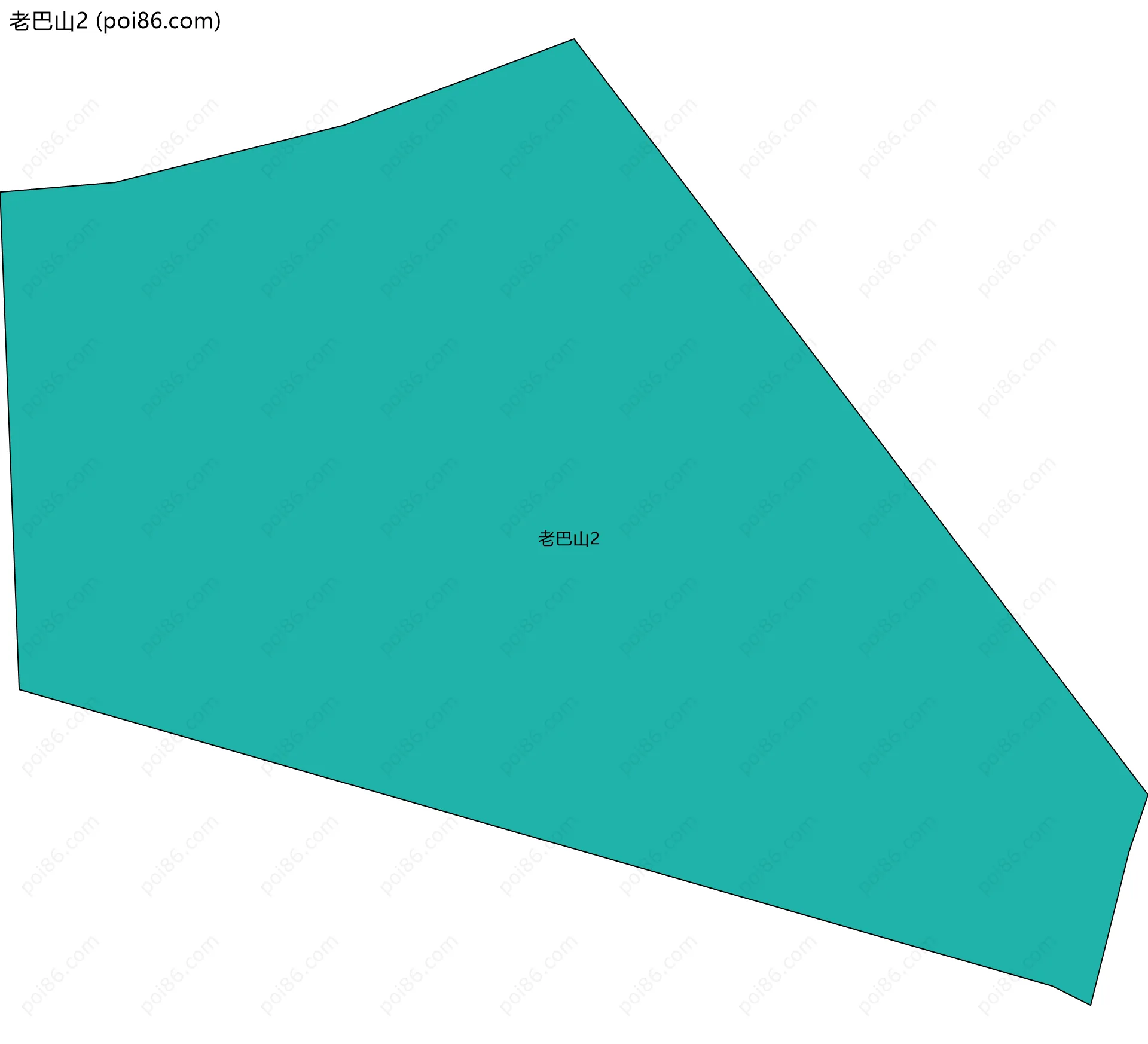 老巴山2边界地图
