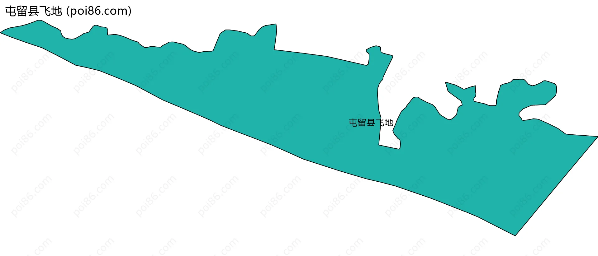 屯留县飞地边界地图