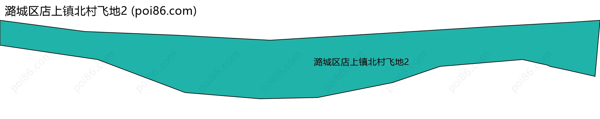 潞城区店上镇北村飞地2边界地图