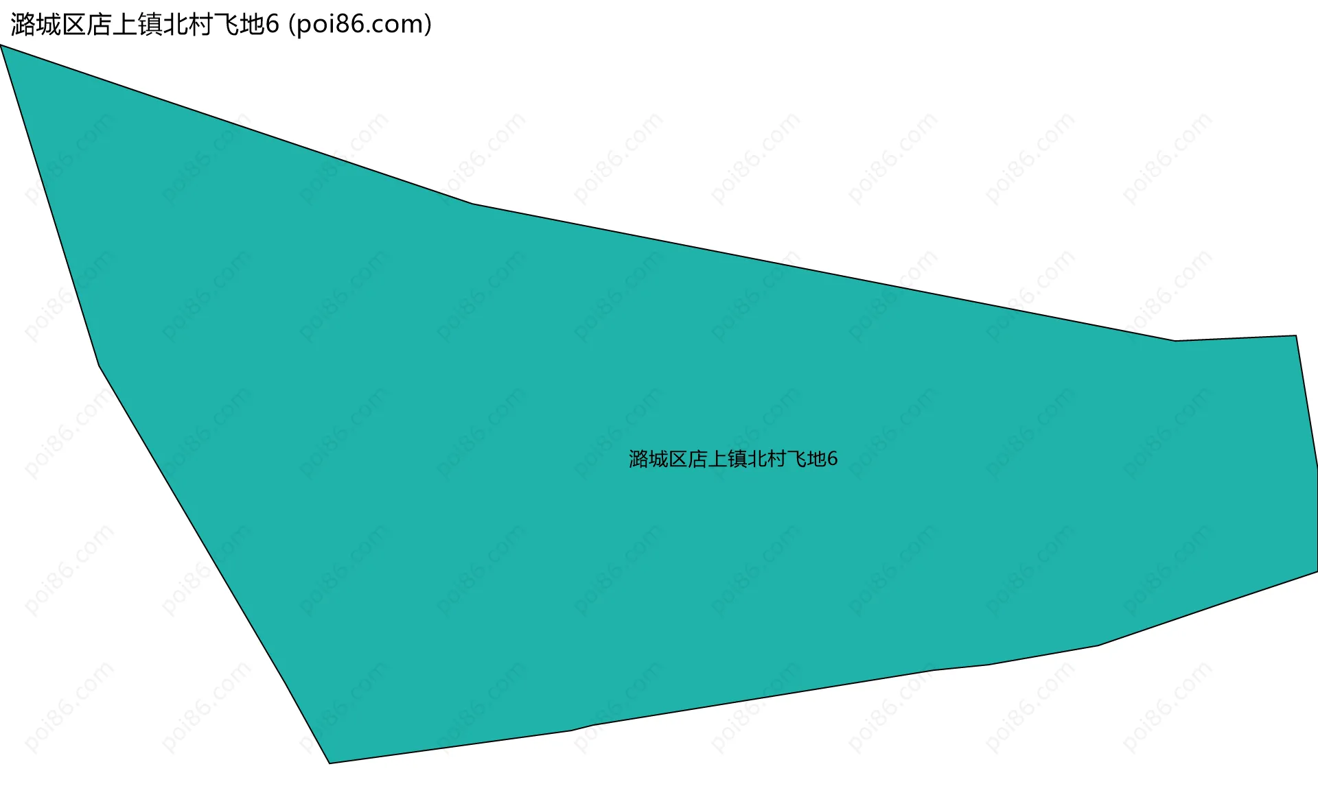 潞城区店上镇北村飞地6边界地图