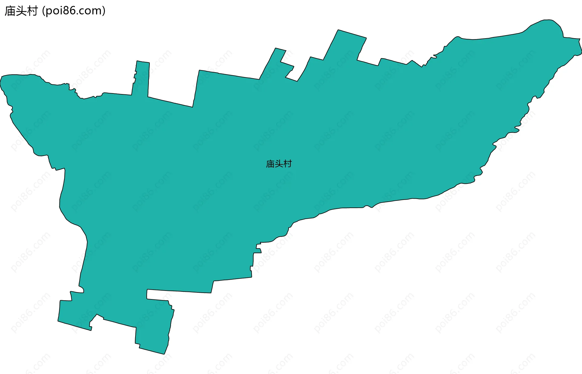 庙头村边界地图