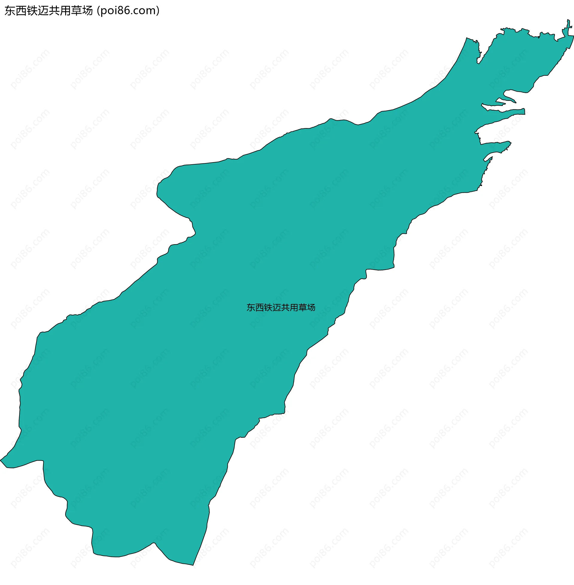 东西铁迈共用草场边界地图